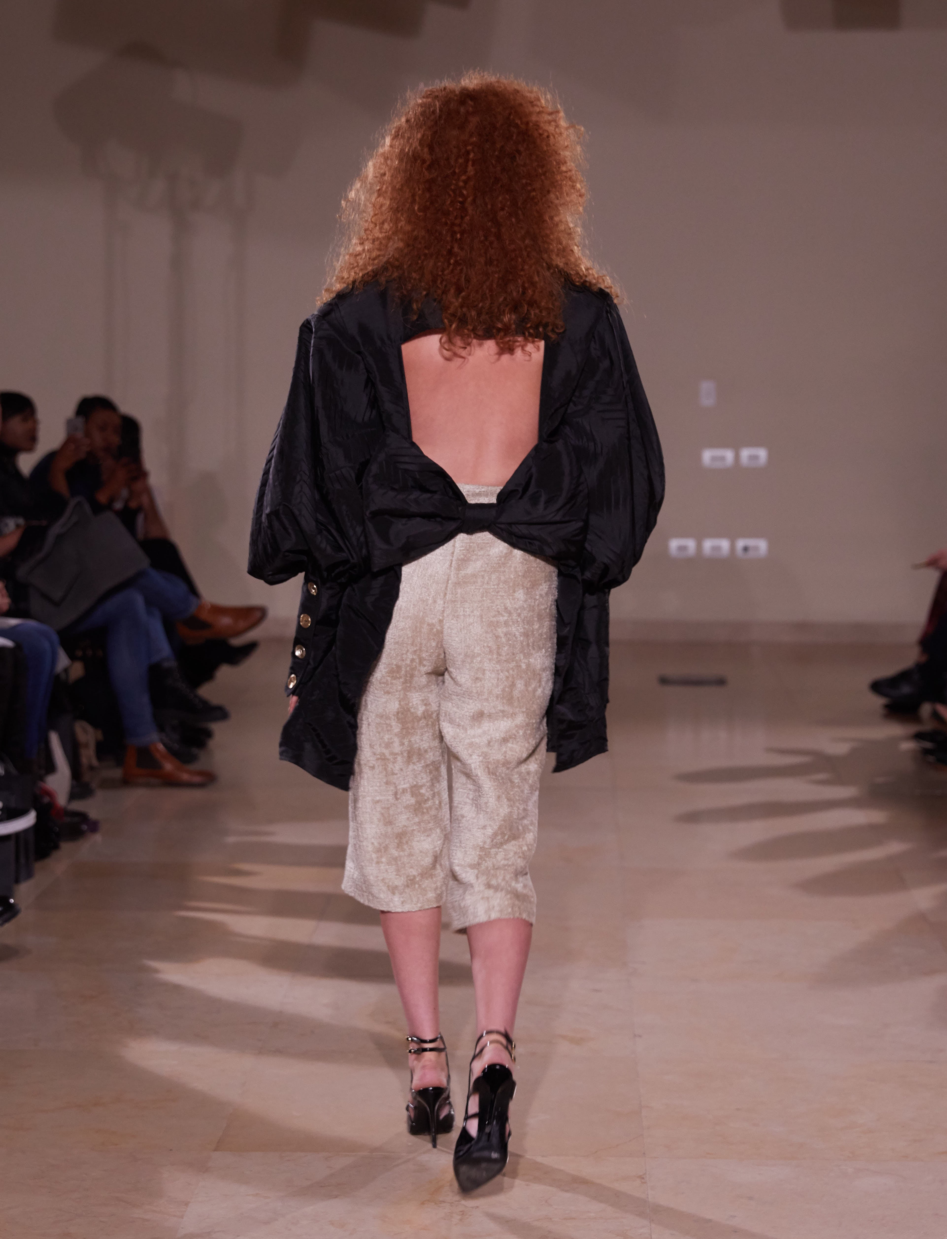 CRUSHED TAFETTA OVERSIZED SHIRT