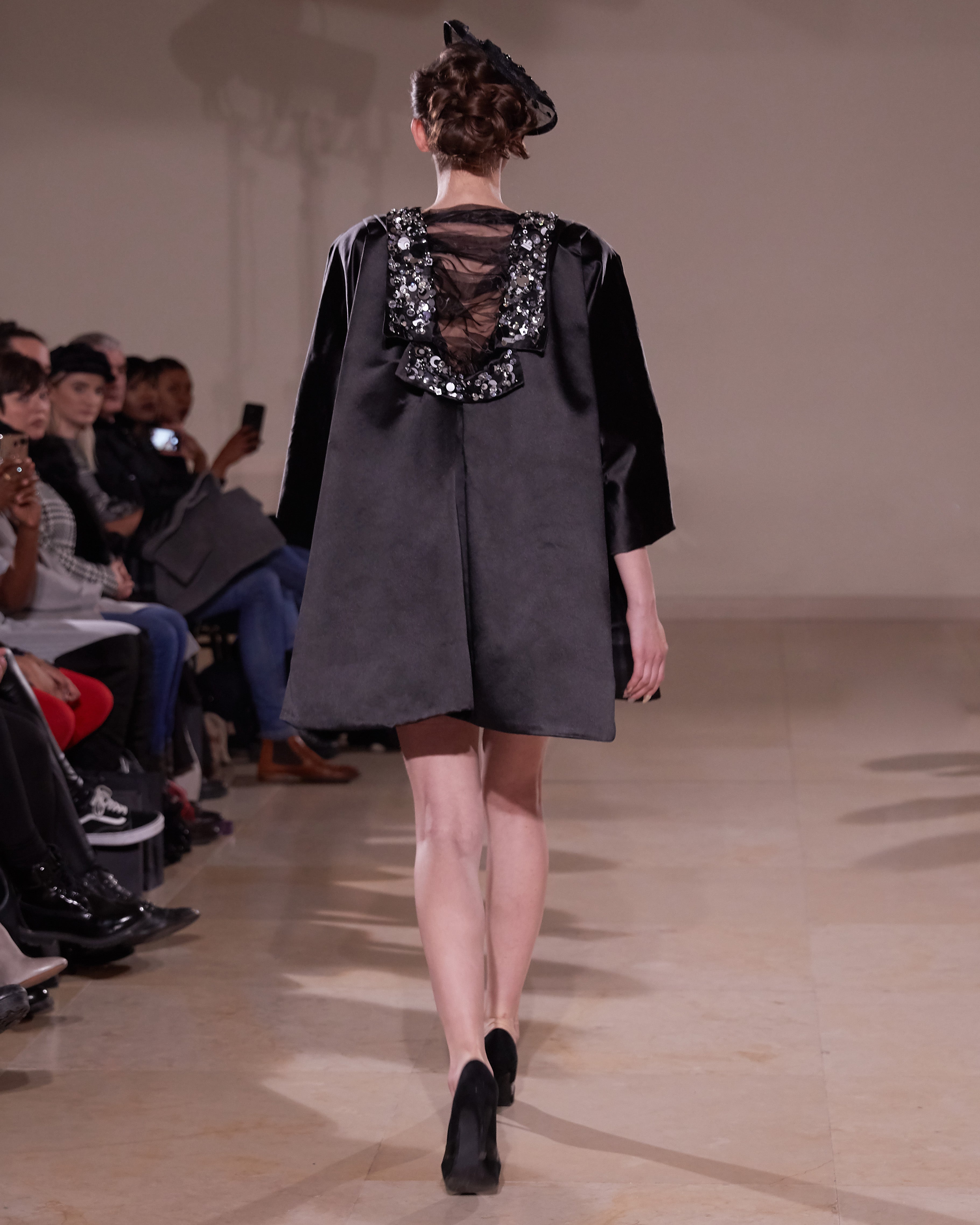 HAND EMBELLISHED CRYSTAL KAPOTA COAT/DRESS