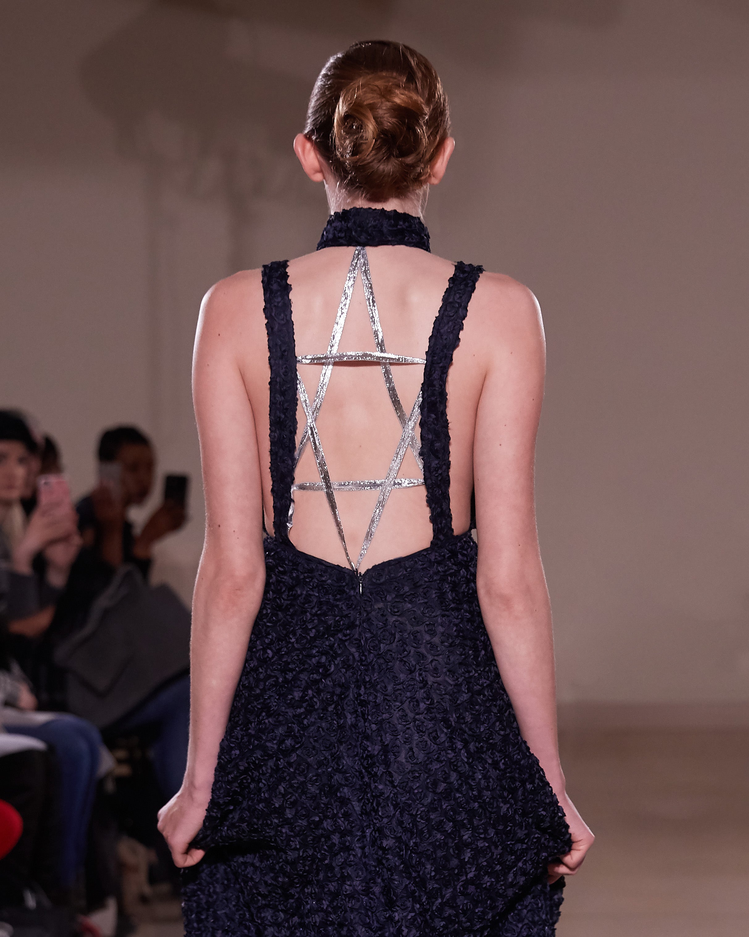 MAGEN DAVID HALTER NECK DRESS