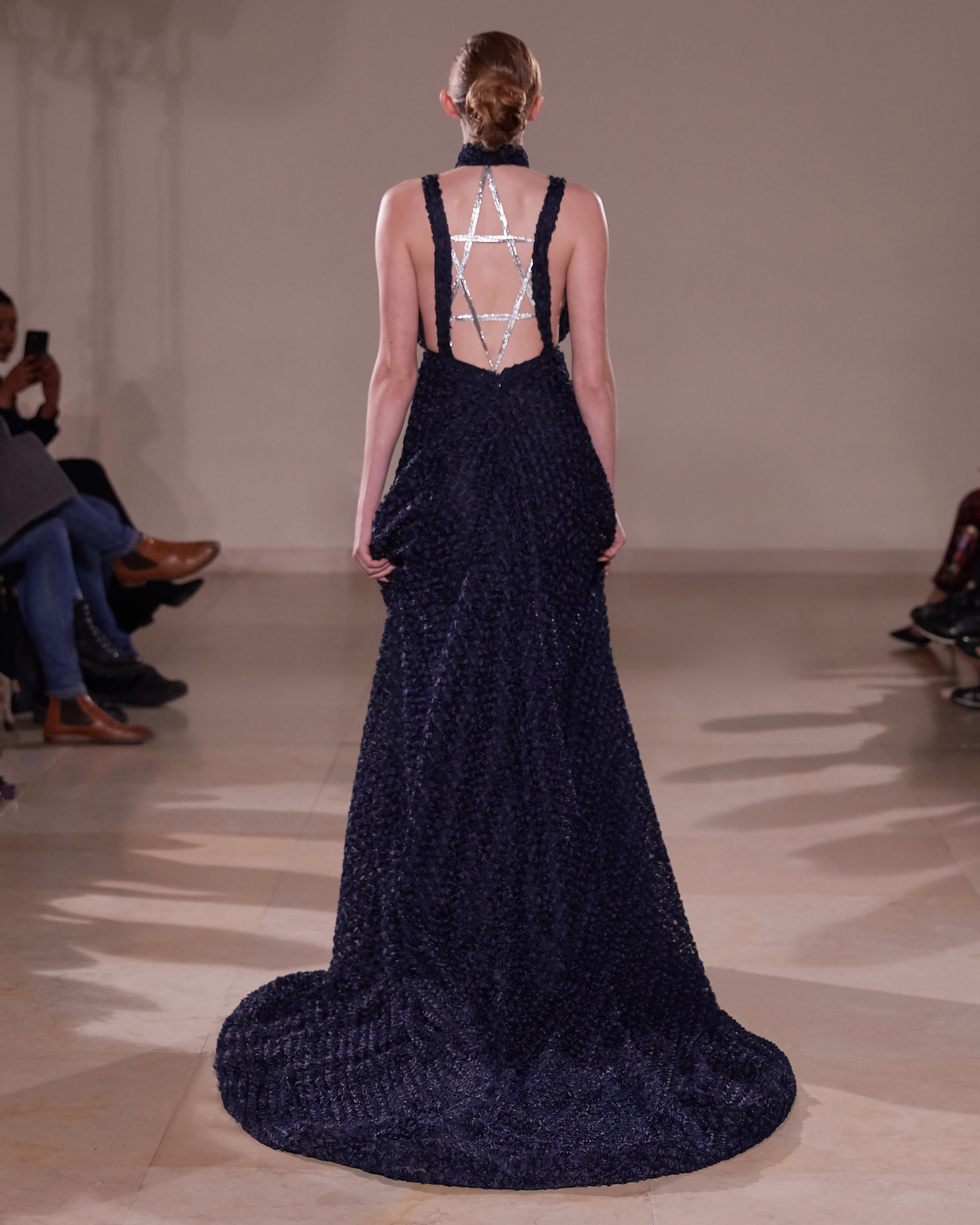 MAGEN DAVID HALTER NECK DRESS