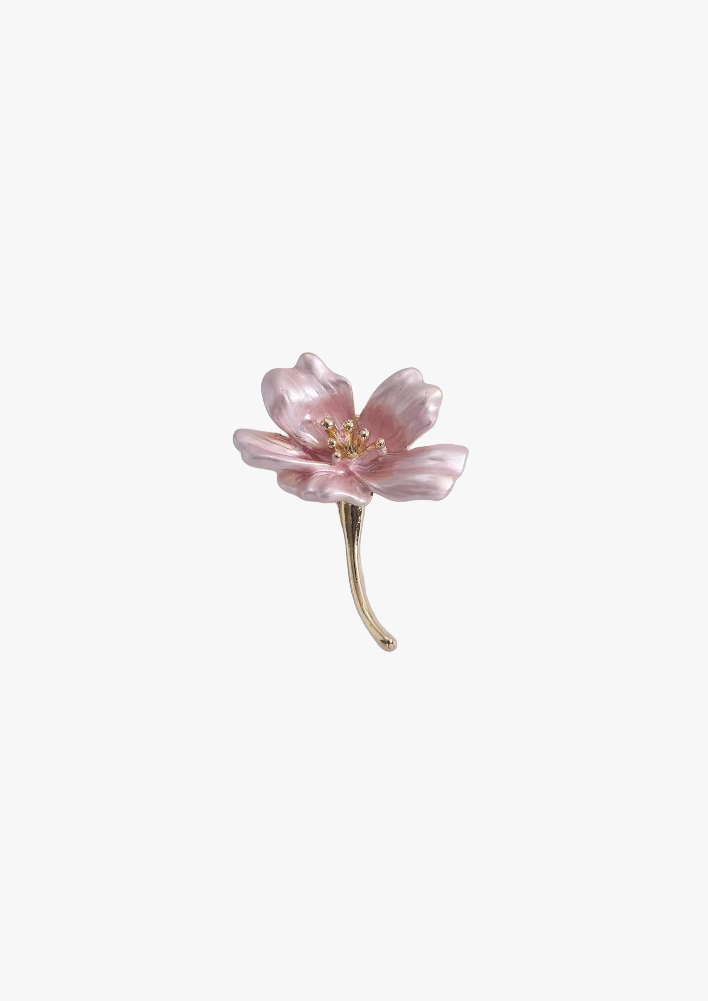 Little Pink Flower Brooch