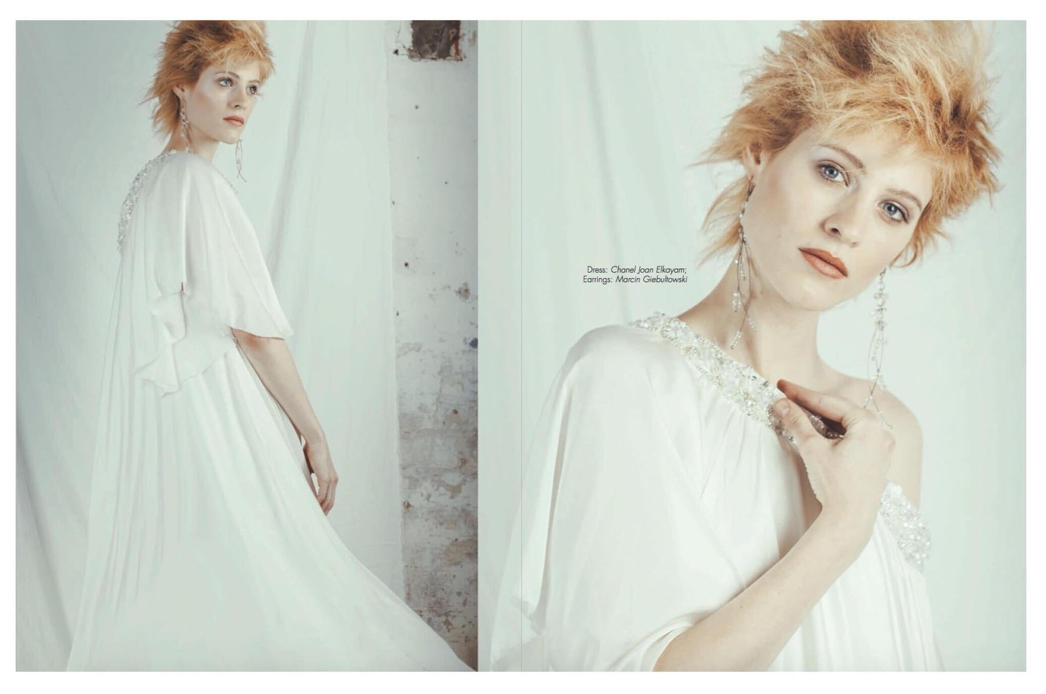 CRYSTAL HAND EMBELLISHED BARDOT DRESS