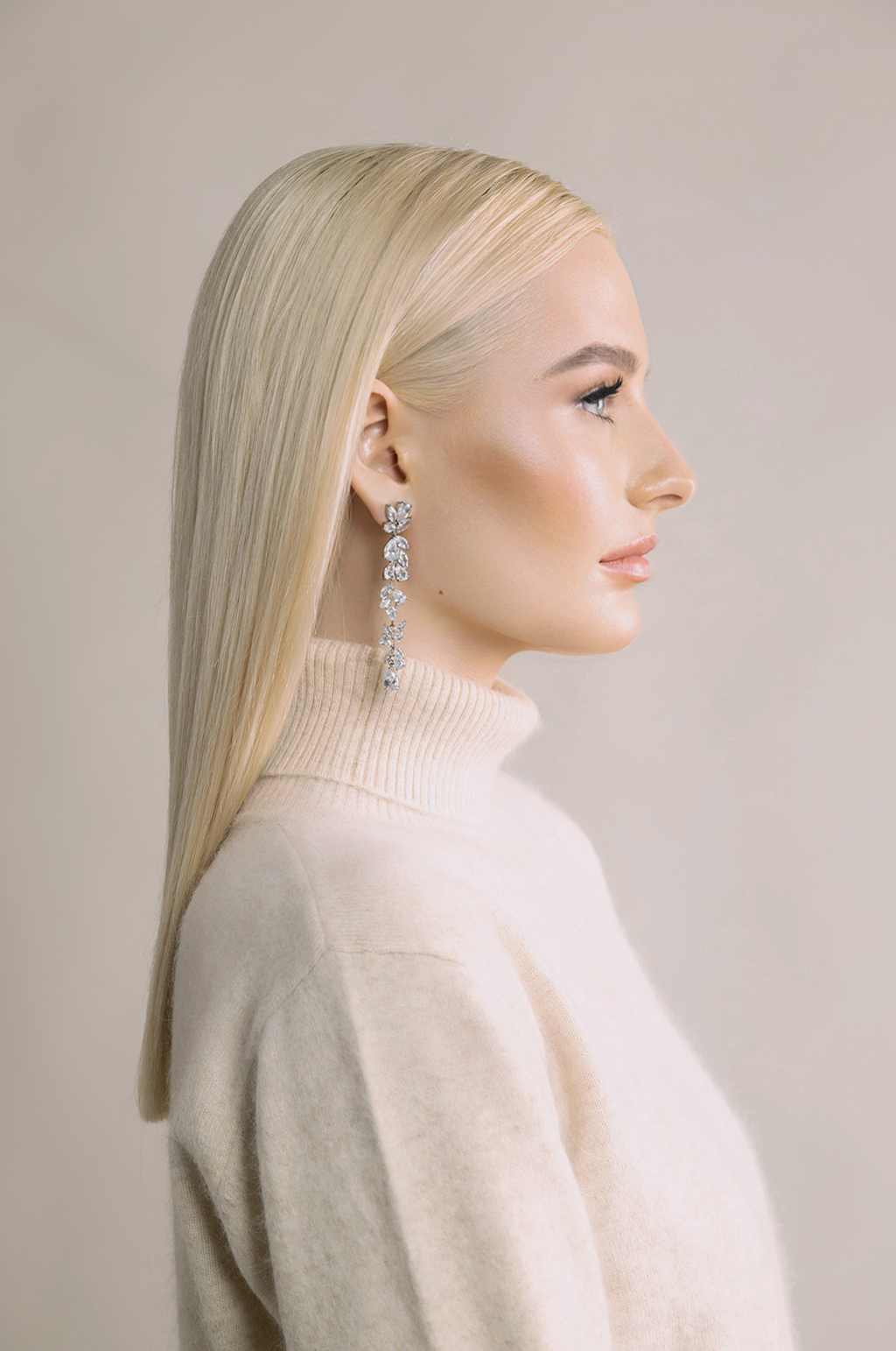 MINK CASHMERE TURTLENECK SWEATER