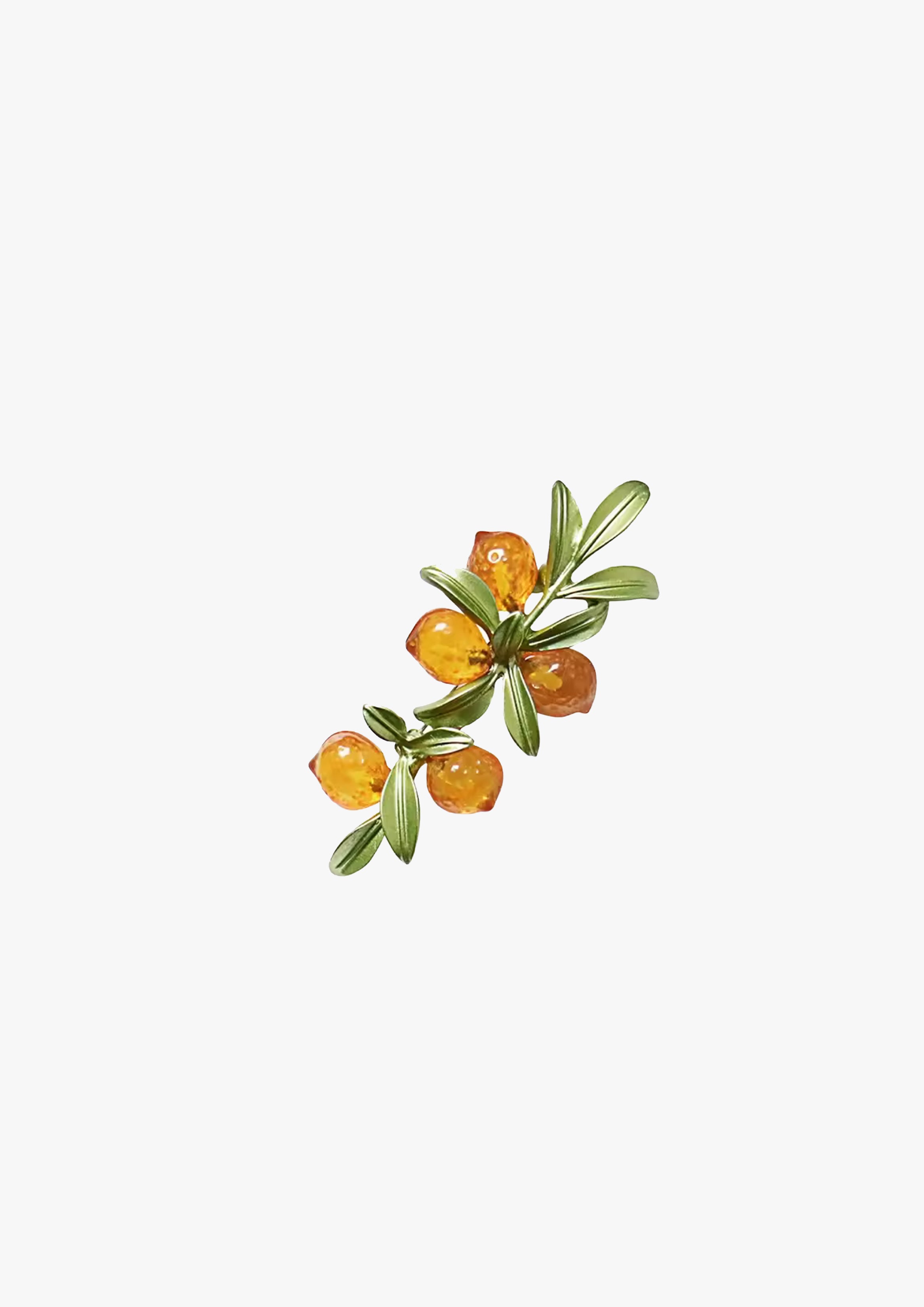 Enamelled Lemon Bunch Branch