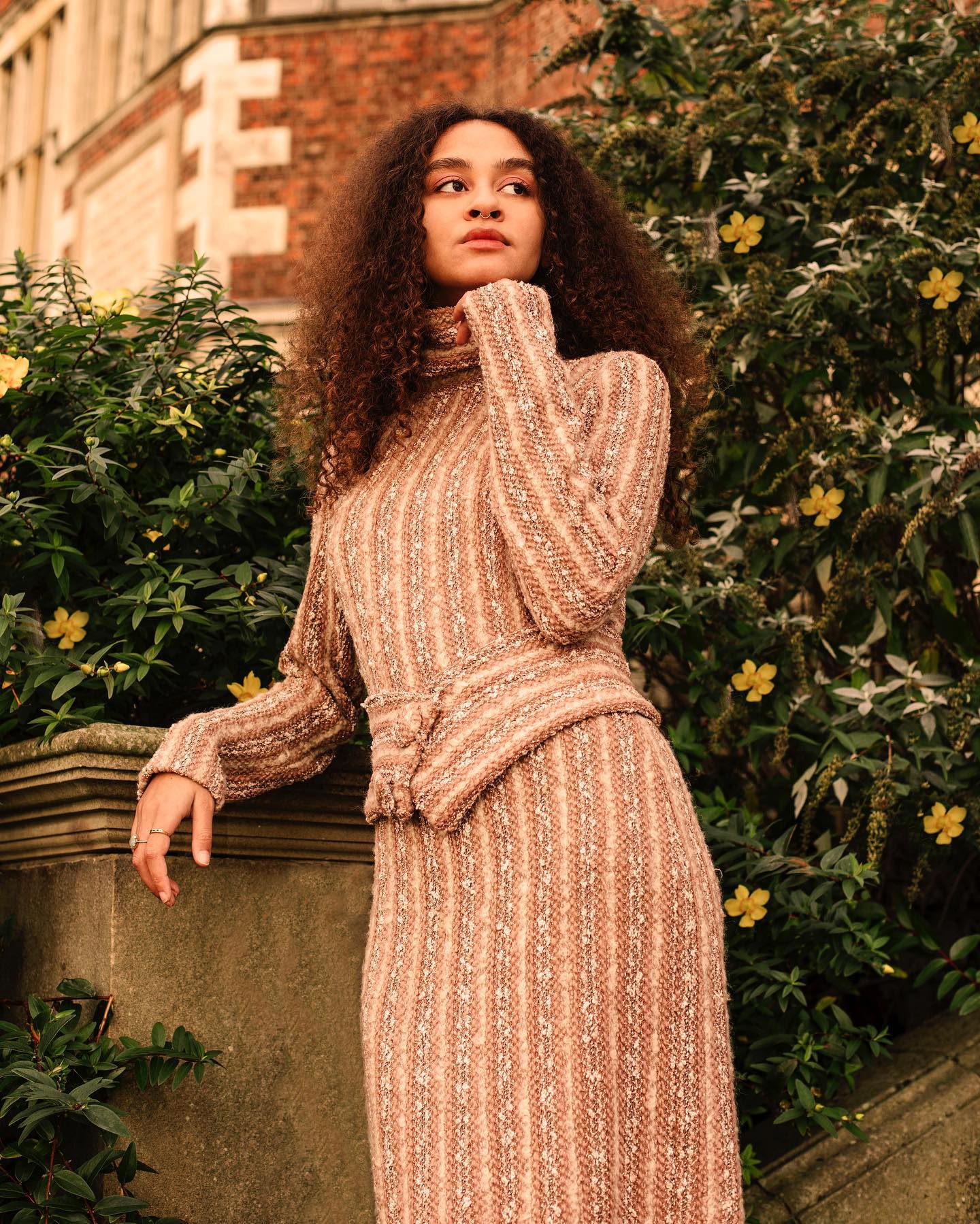 MIDI WOOL DRESS & BELT