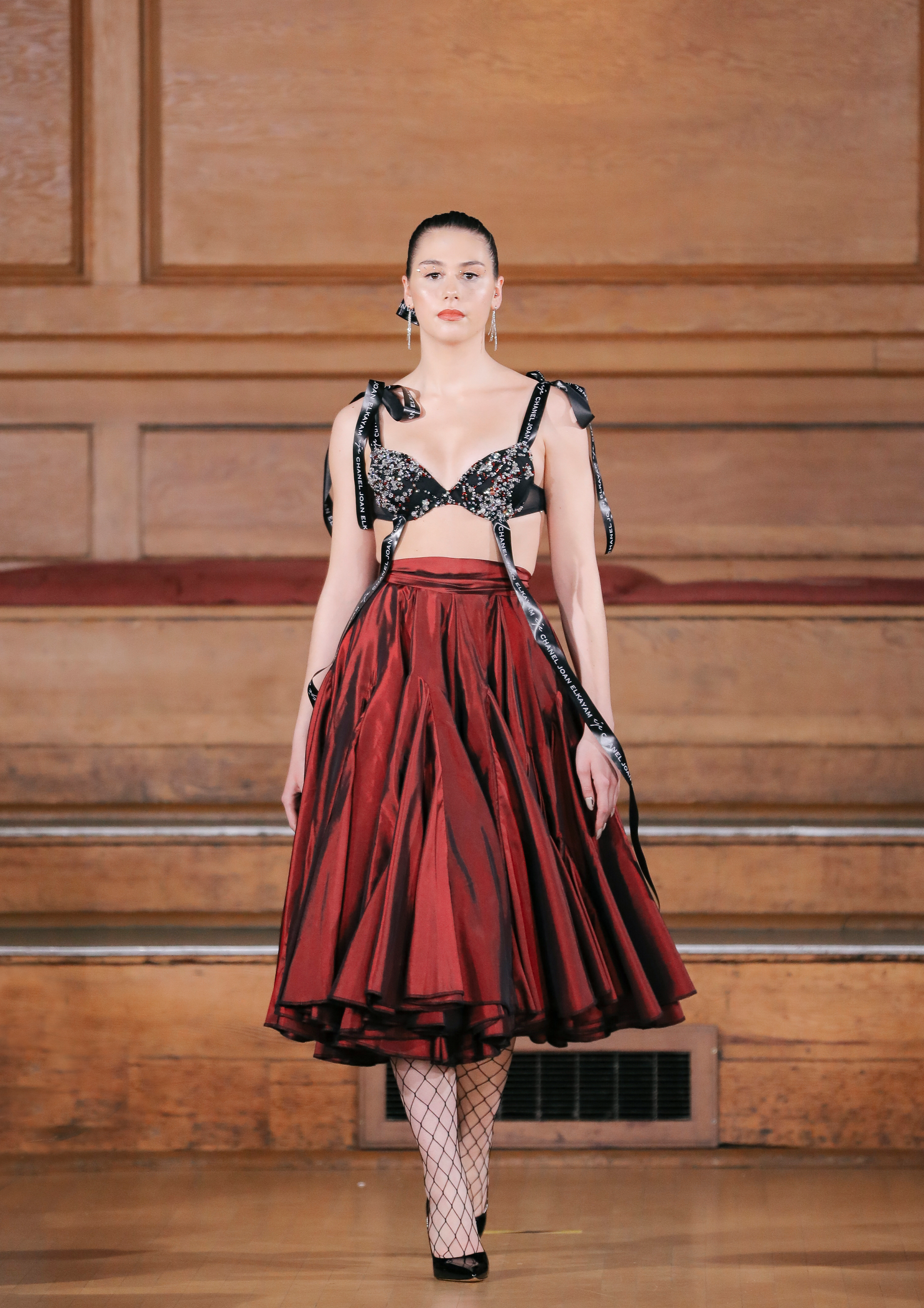ASYMMETRICAL GODET WRAP SKIRT Chanel Joan Elkayam