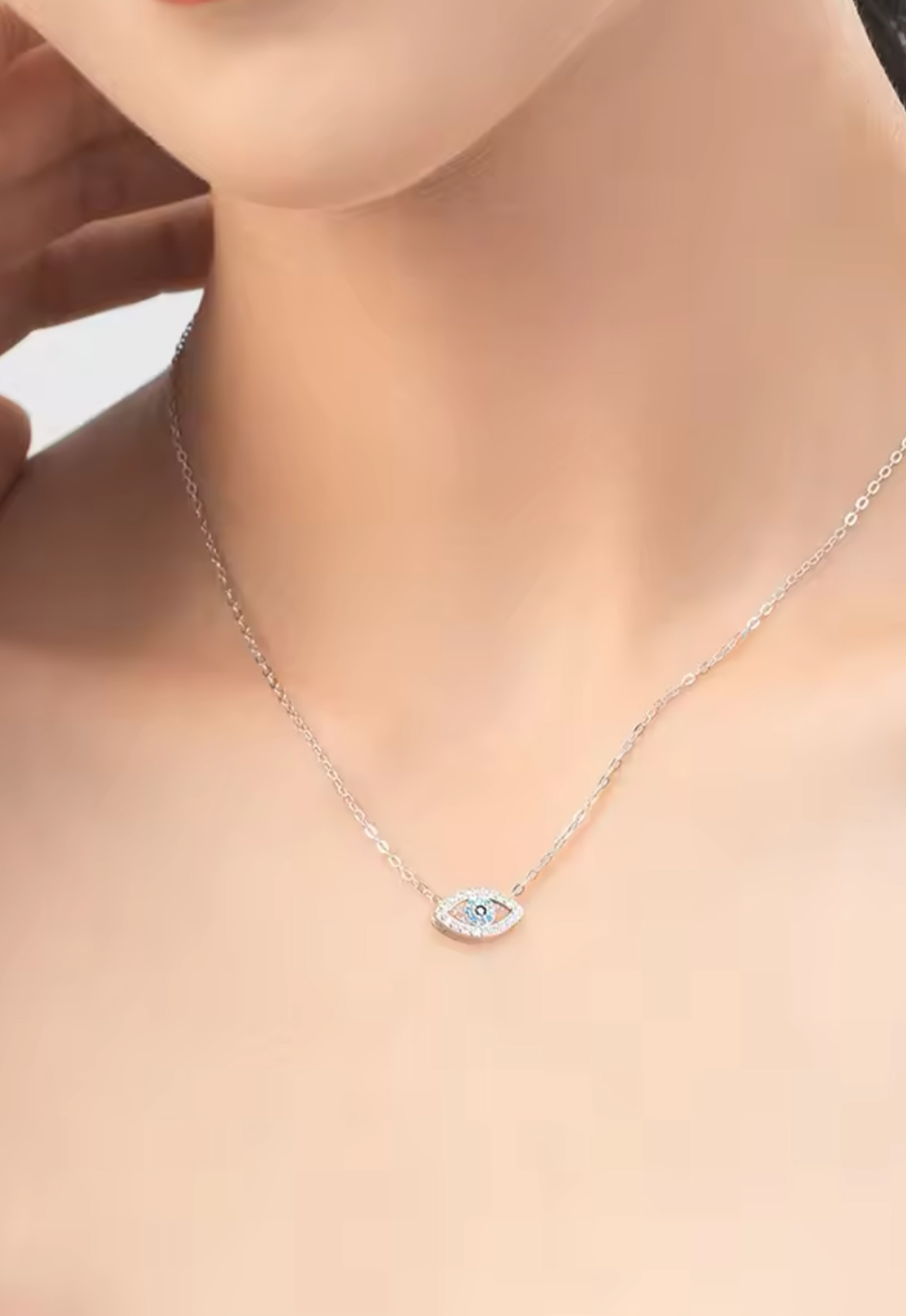 Evil Eye Crystal Necklace