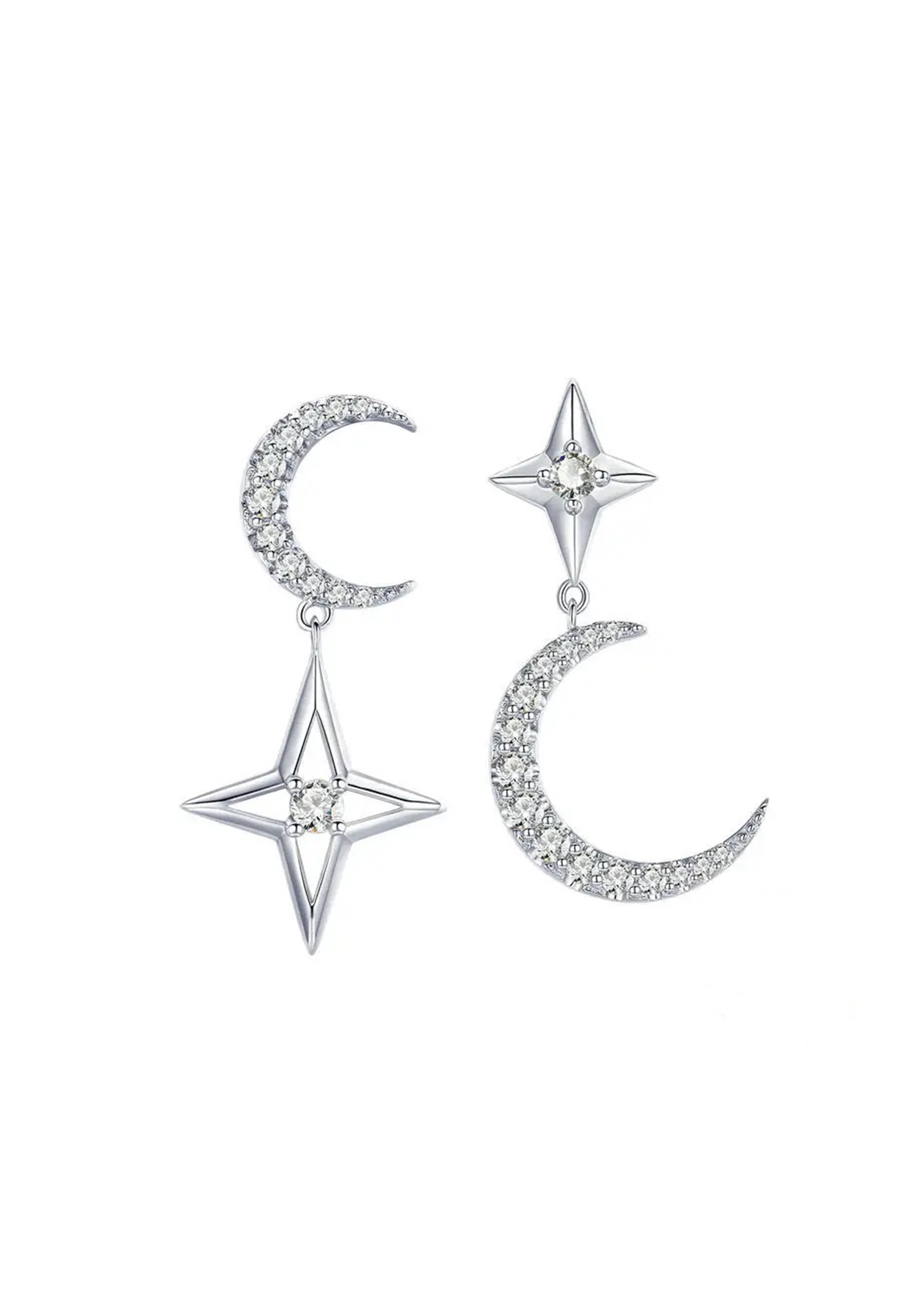ANASTASIA STAR MOON EARRINGS