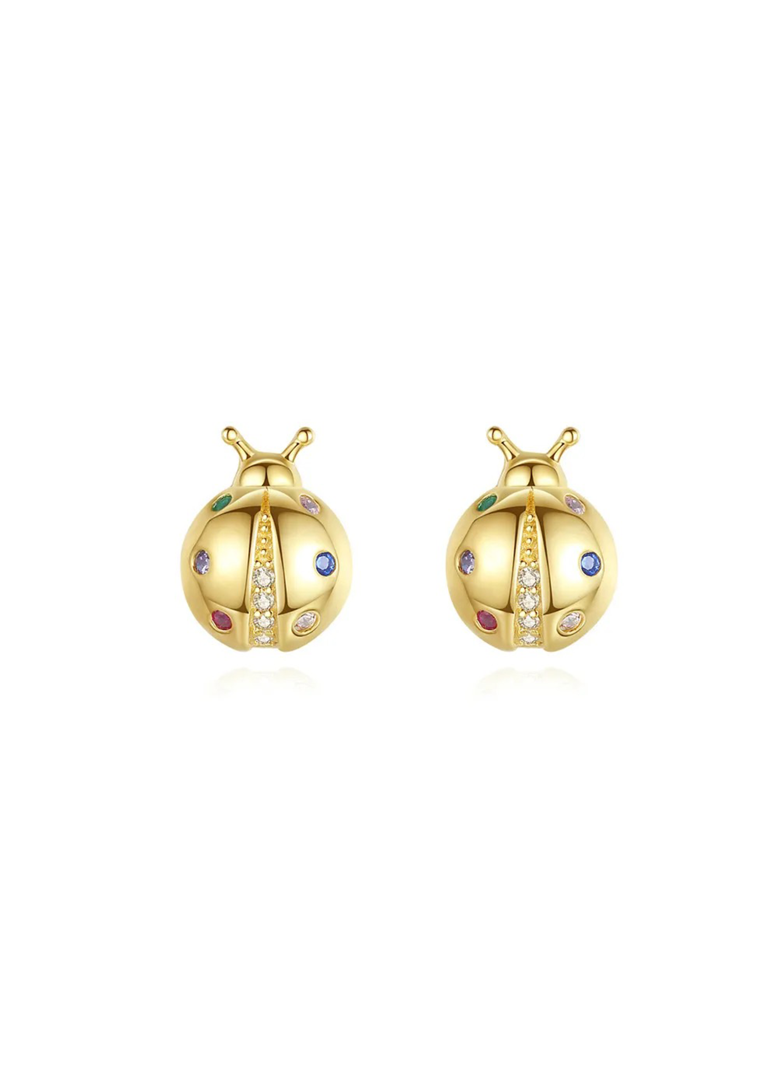 DIANA LADYBUG EARRINGS