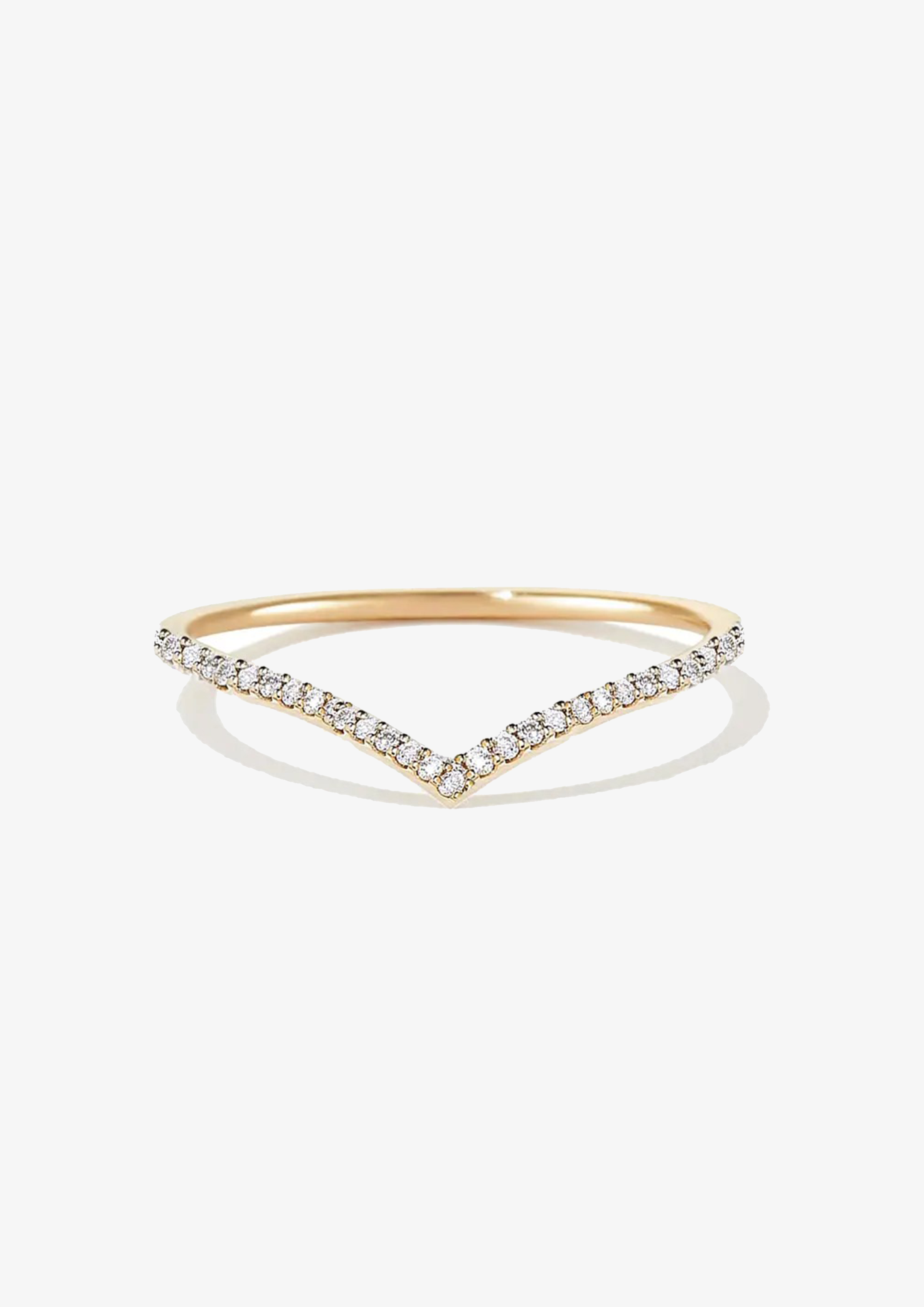 GLORIA WISHBONE RING