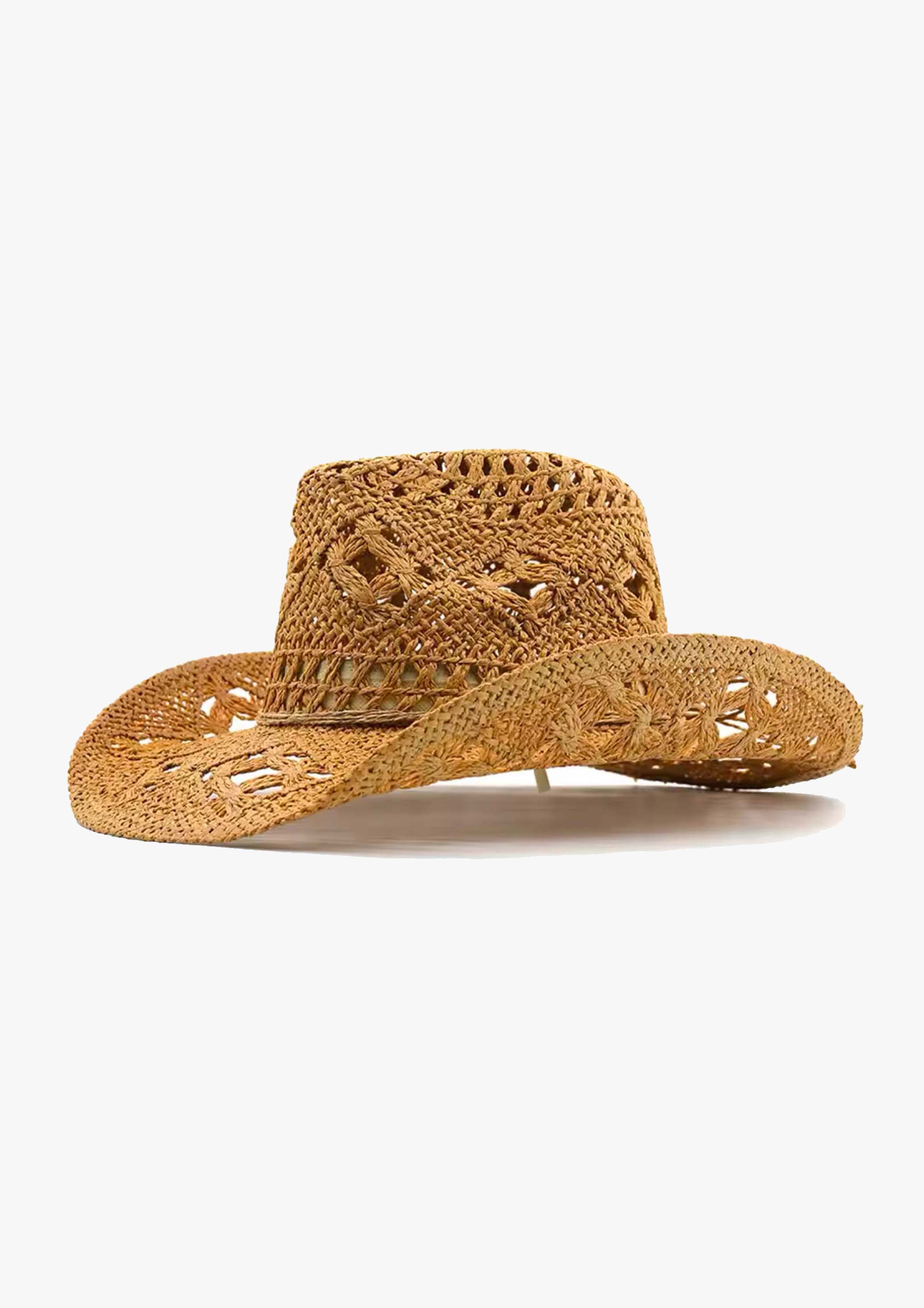 Handmade Natural Straw Cowboy Hat