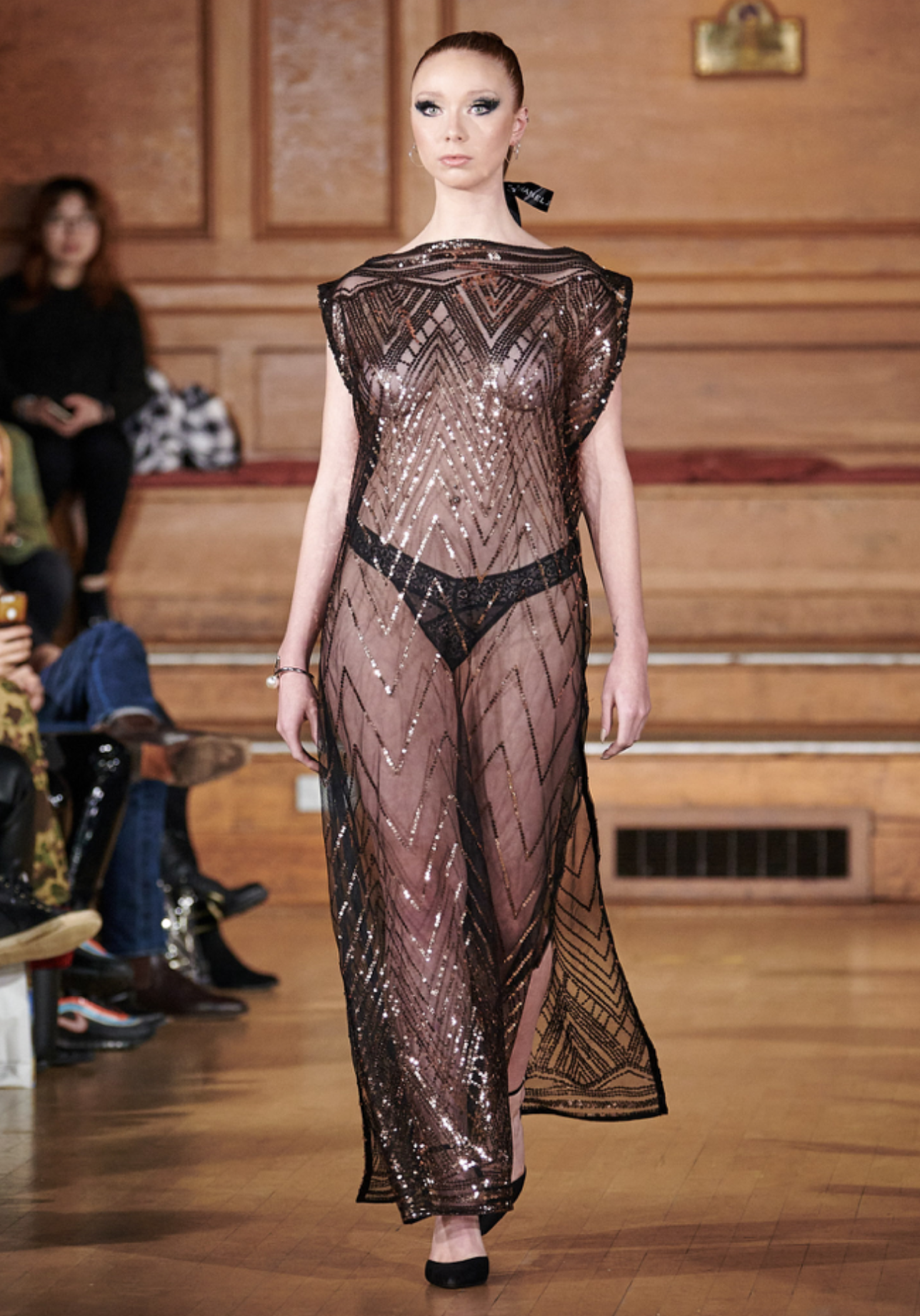 EMBELLISHED STRAIGHT SLIP DRESS