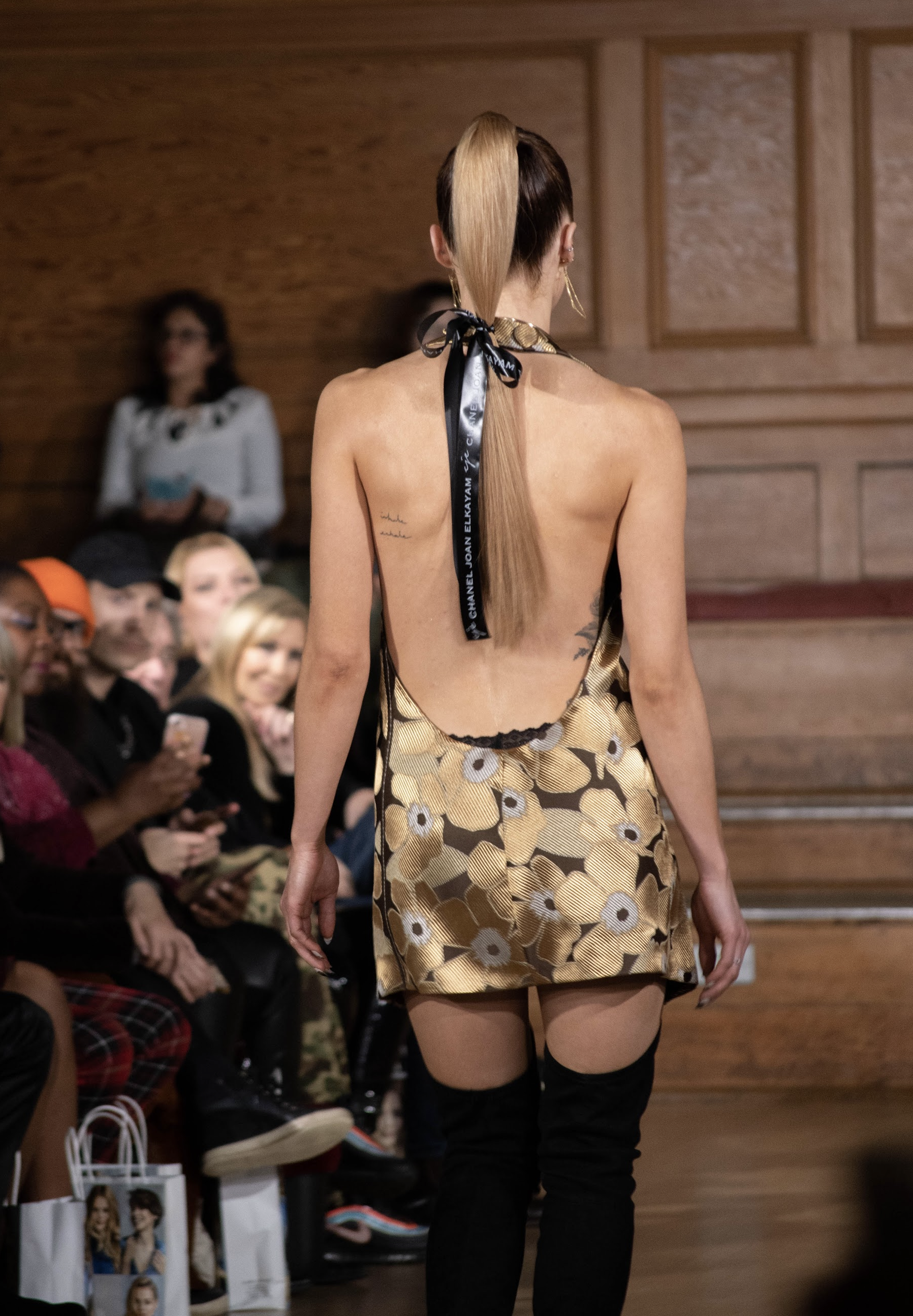 ASYMMETRICAL HALTER NECK DRESS