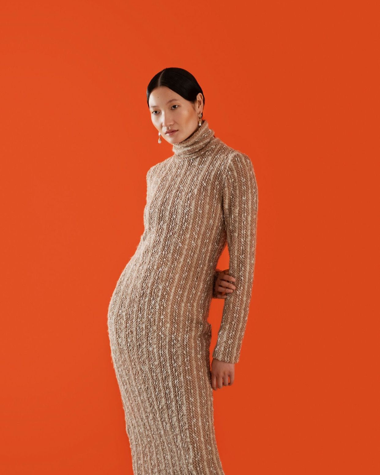 MIDI WOOL DRESS & BELT