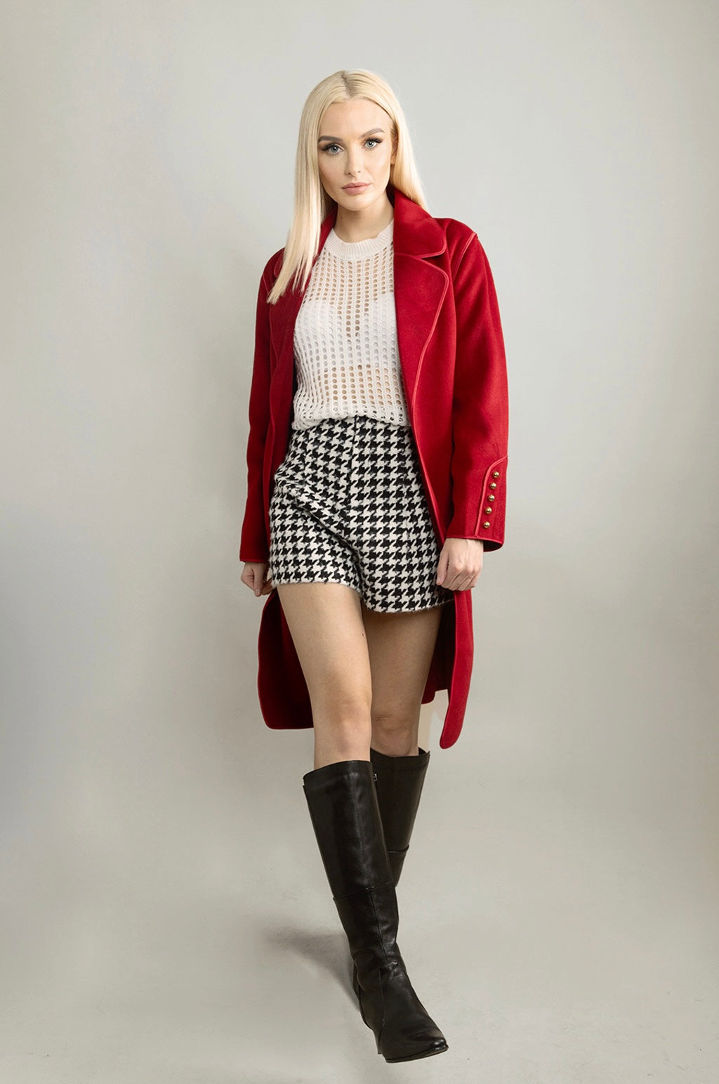 CASHMERE WRAP OVER COAT