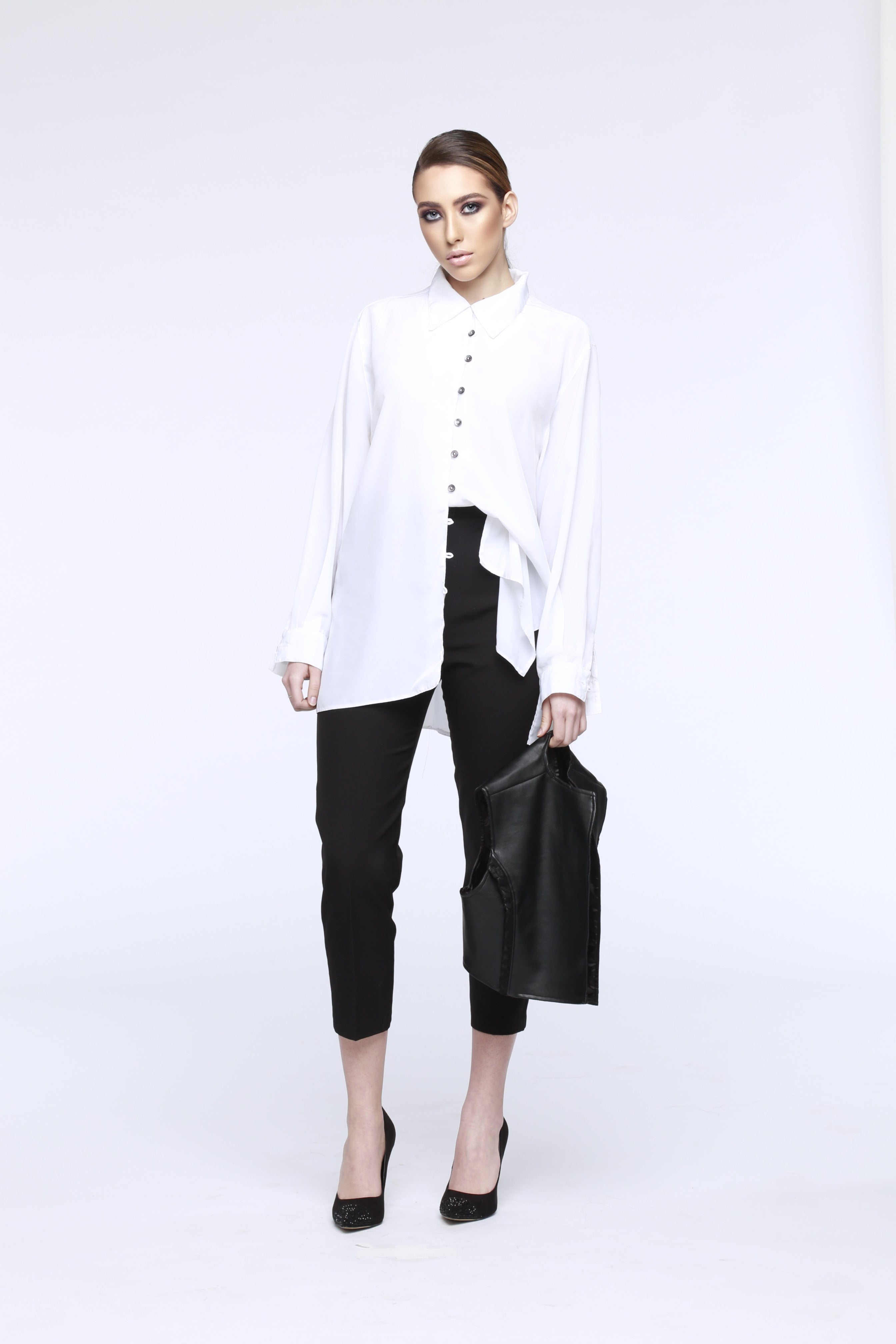 3/4 STRAIGHT TAILORED TROUSER