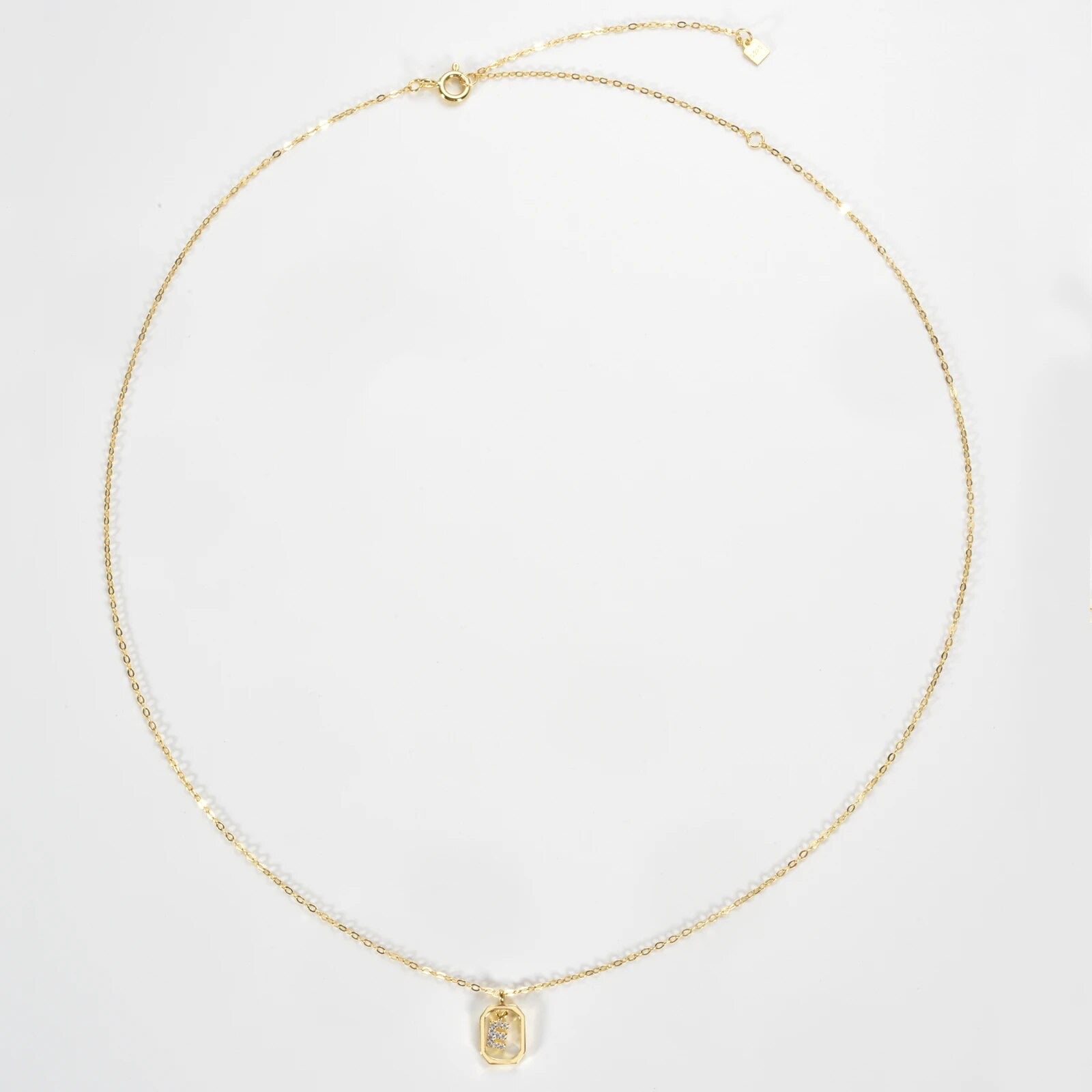 HANGING INITIAL NECKLACE