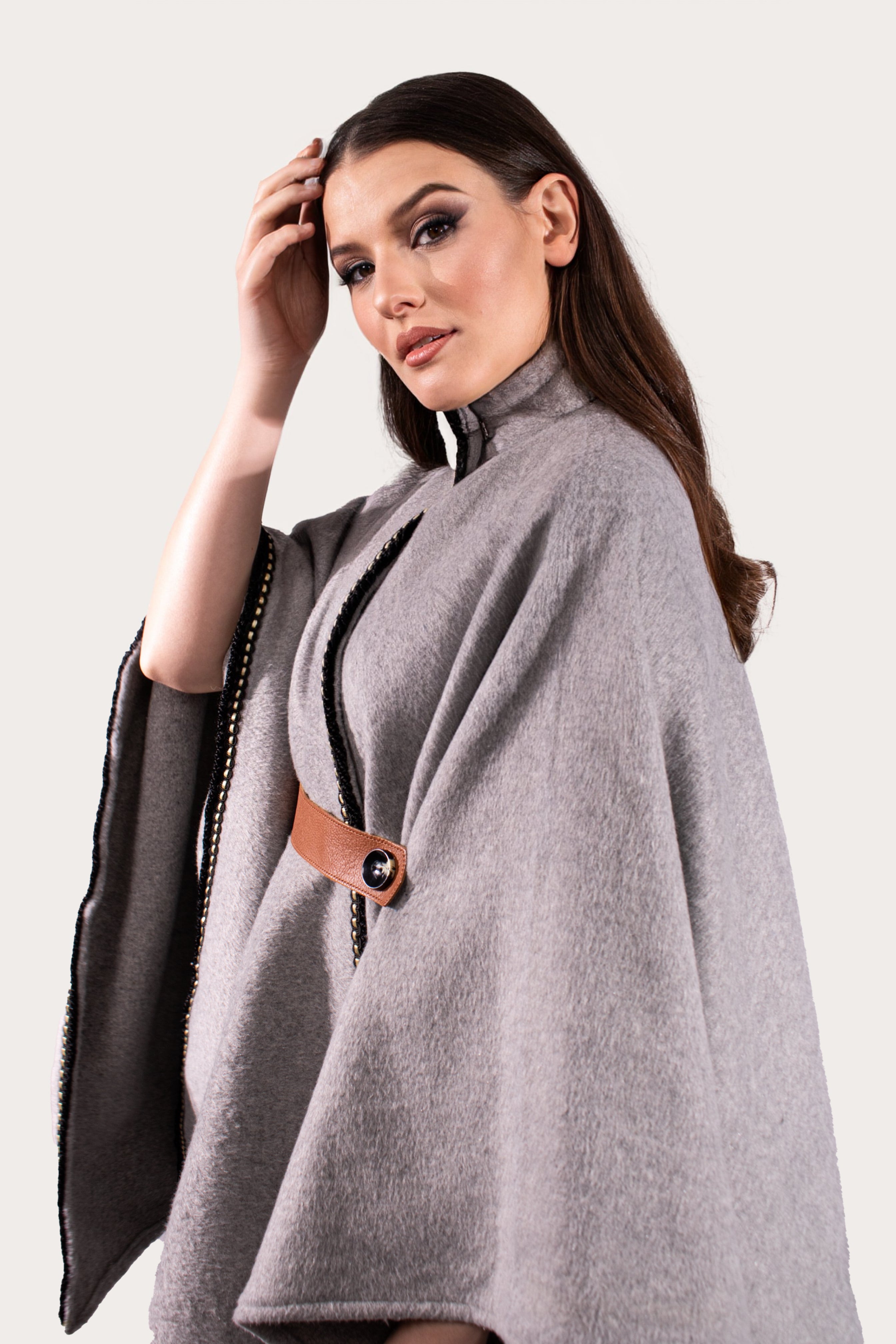 Cashmere Grey Cape