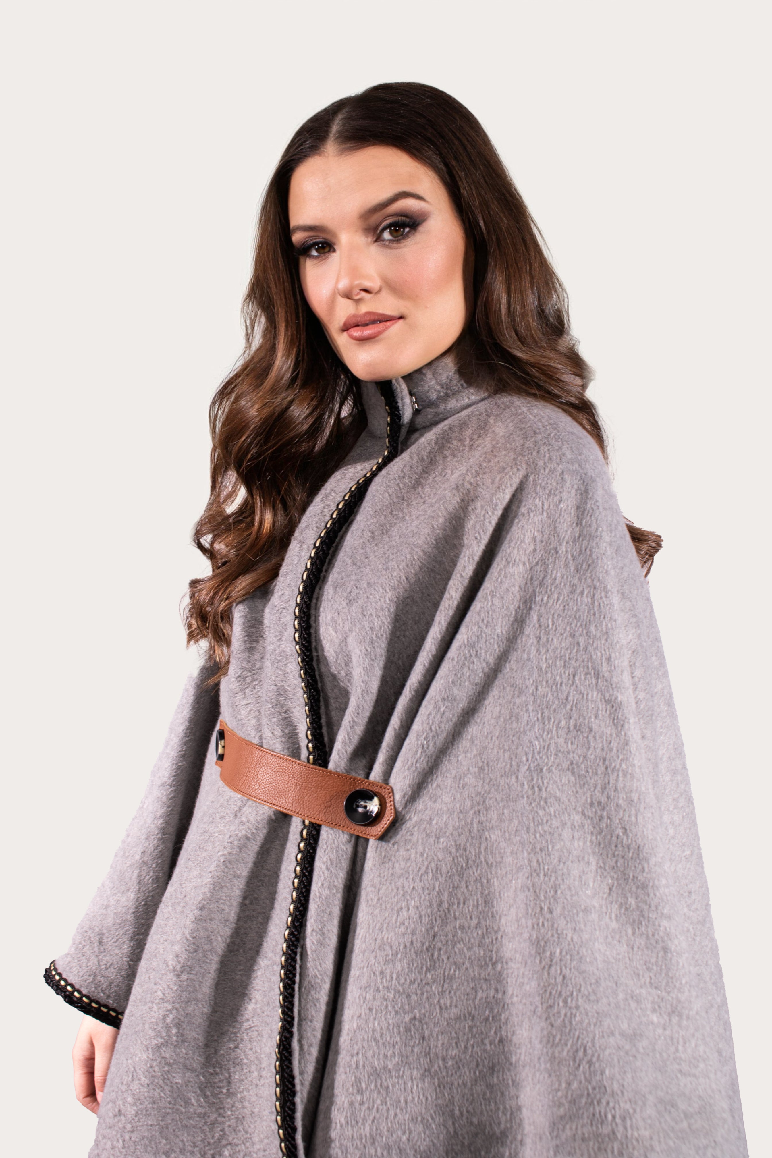 Cashmere Grey Cape