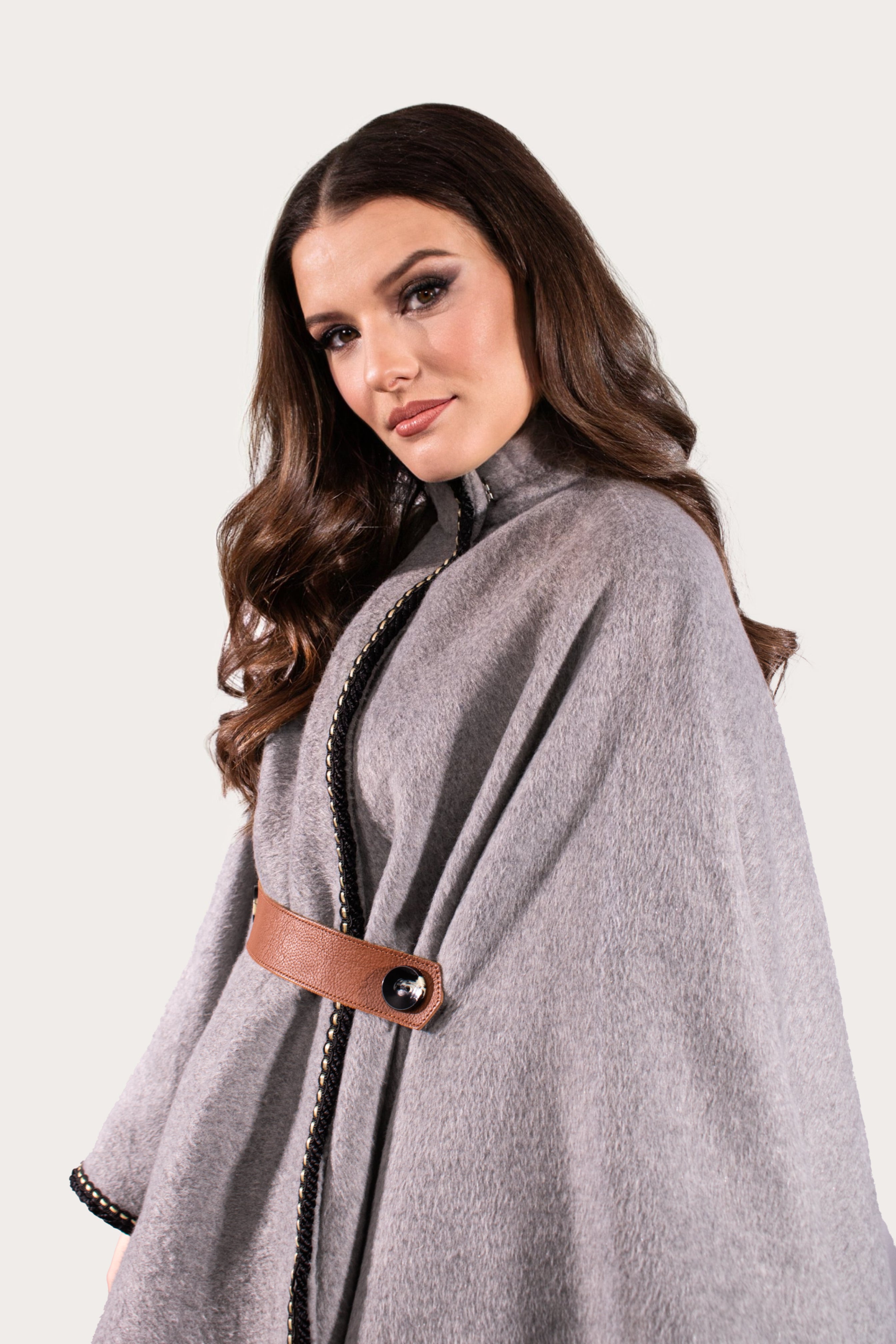 Cashmere Grey Cape