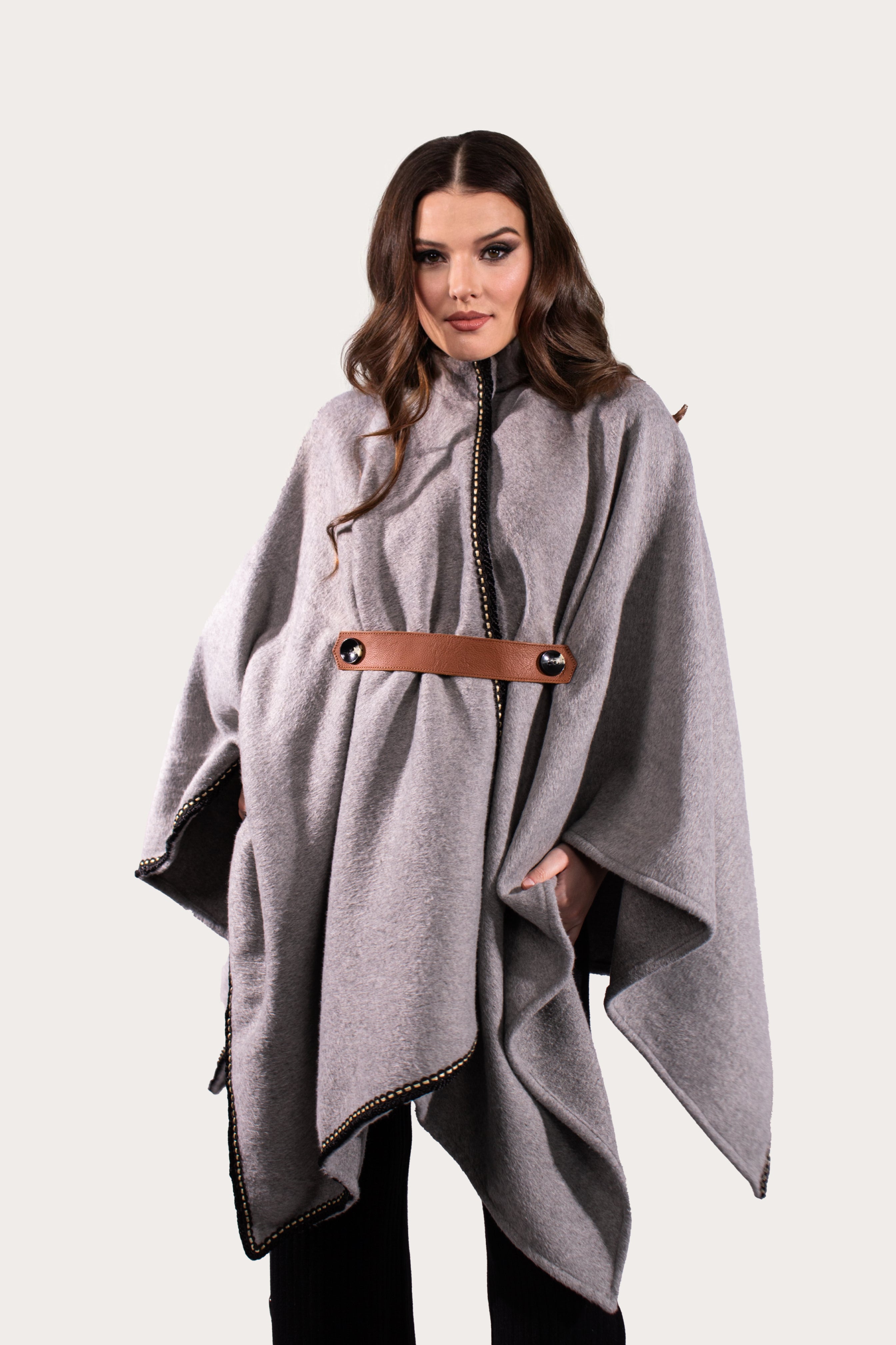 Cashmere Grey Cape