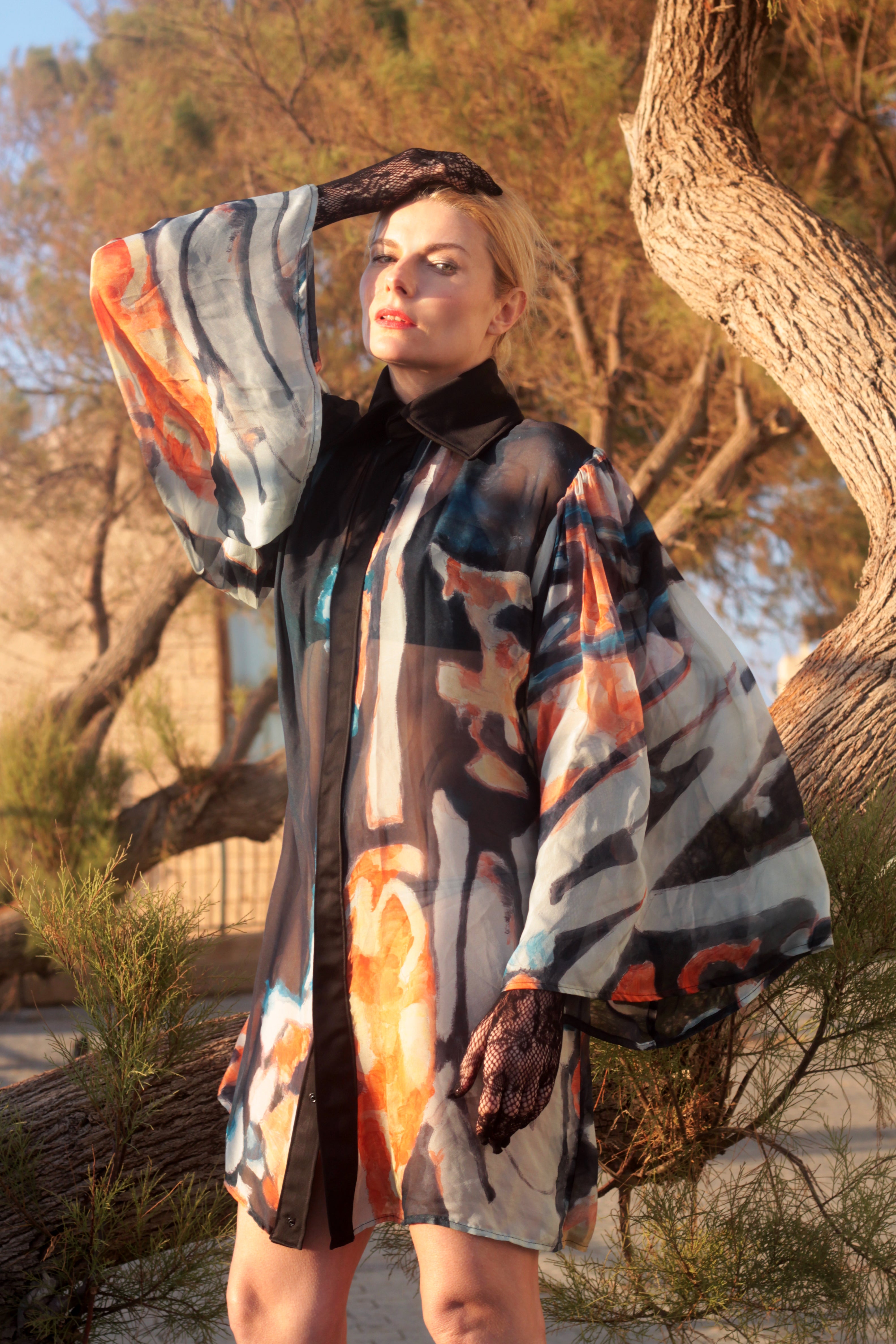 LIMITED EDITION PRINTED BLOUSE/DRESS