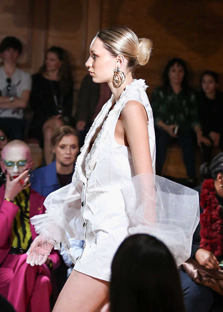 EMBELLISHED WAISTCOAT DRESS