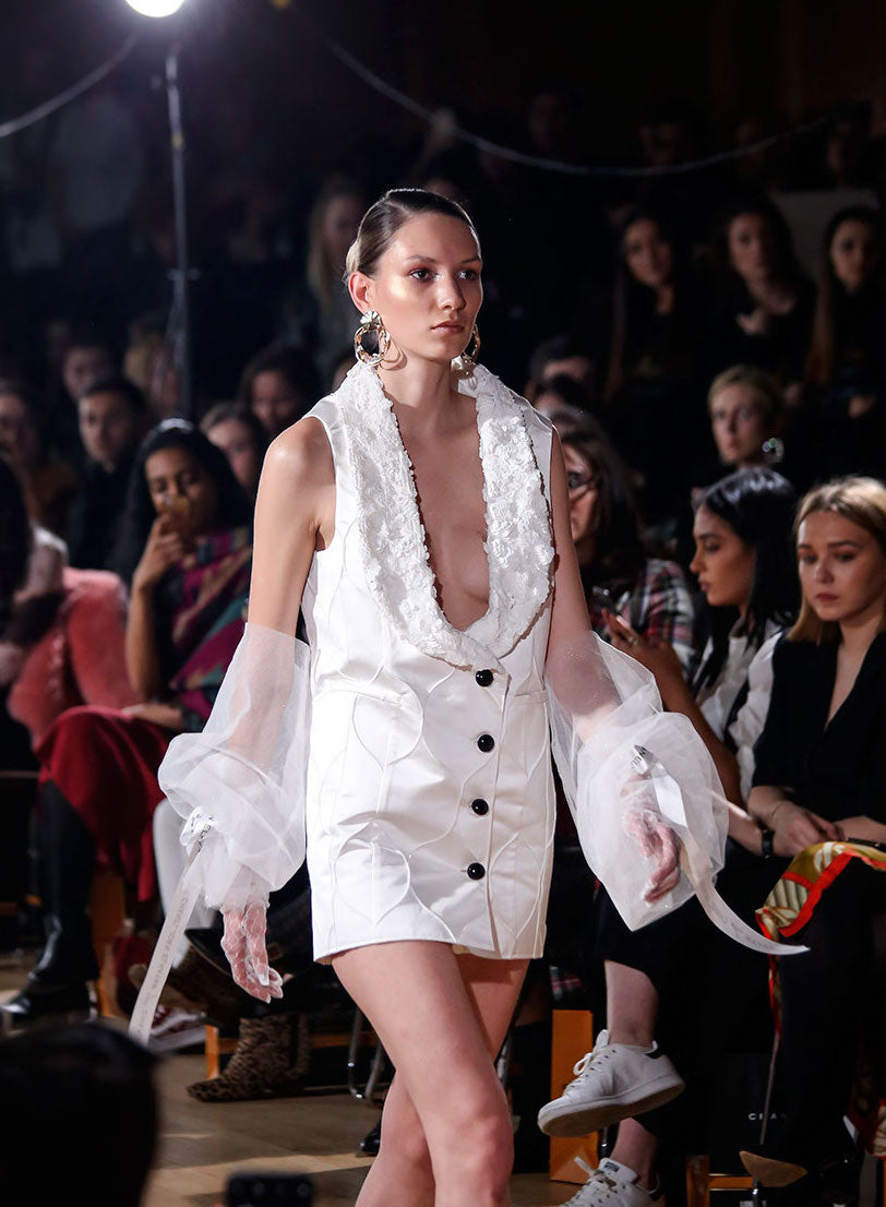 EMBELLISHED WAISTCOAT DRESS