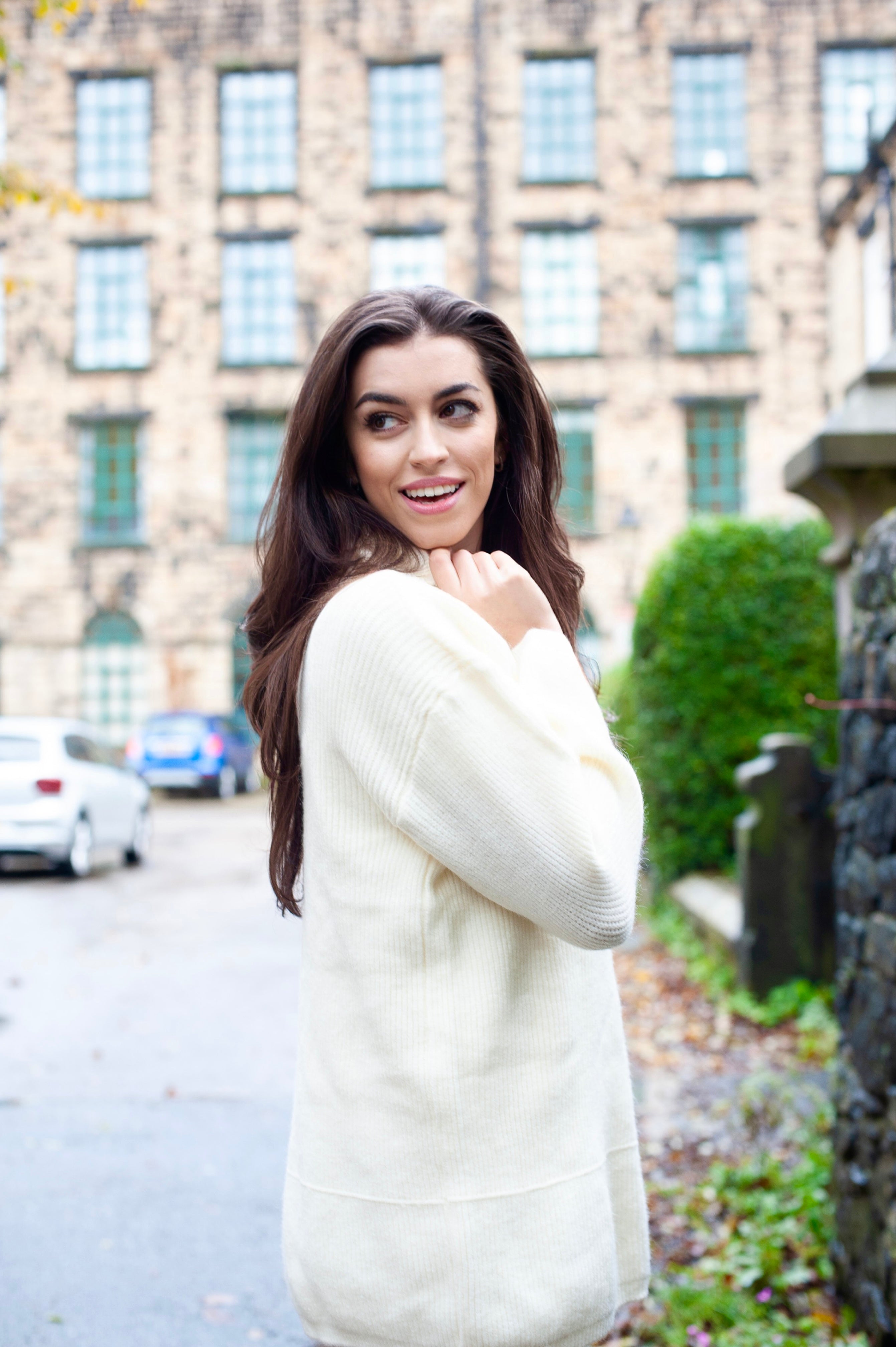 HALF ZIP WOOL BLEND SWEATER