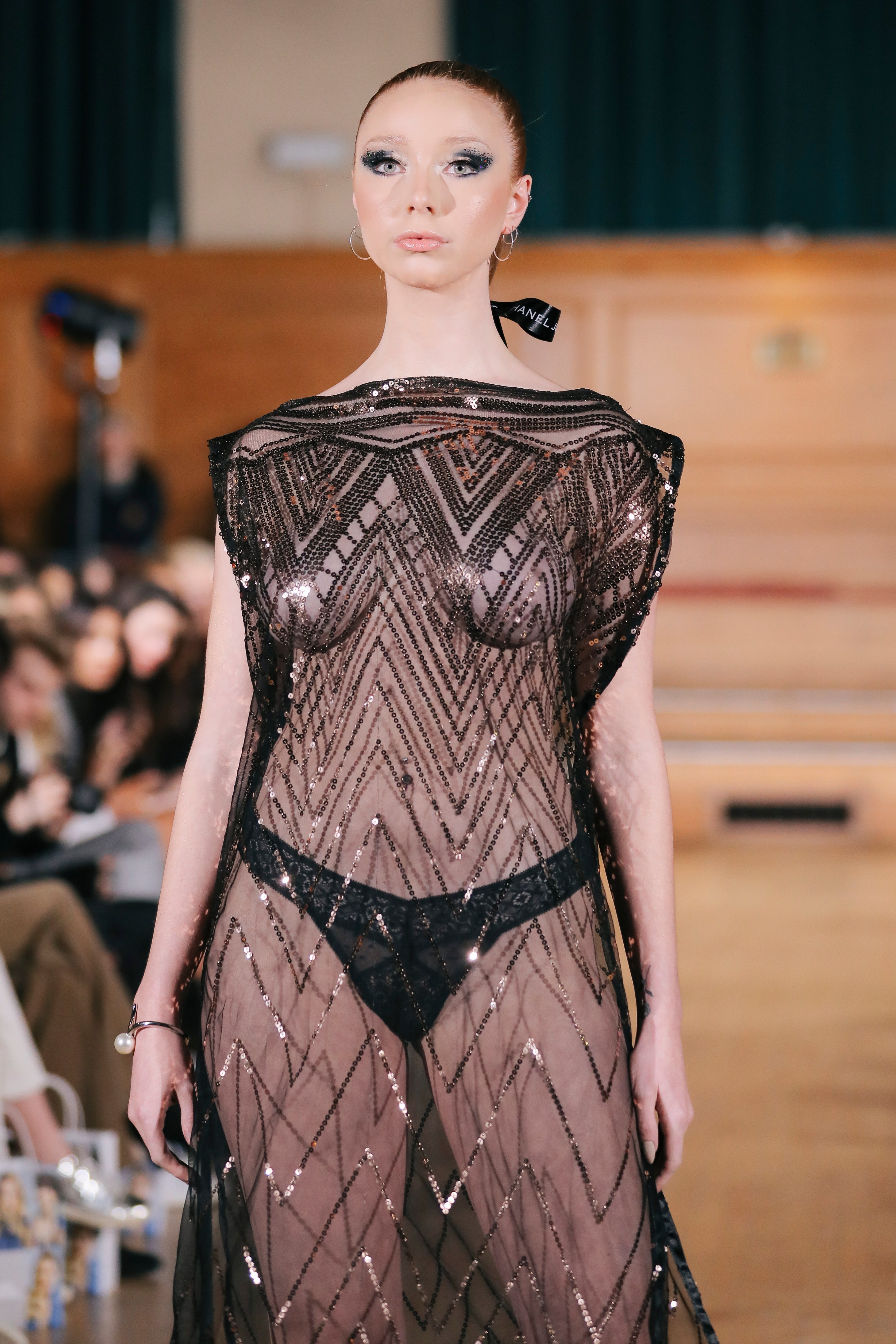 EMBELLISHED STRAIGHT SLIP DRESS