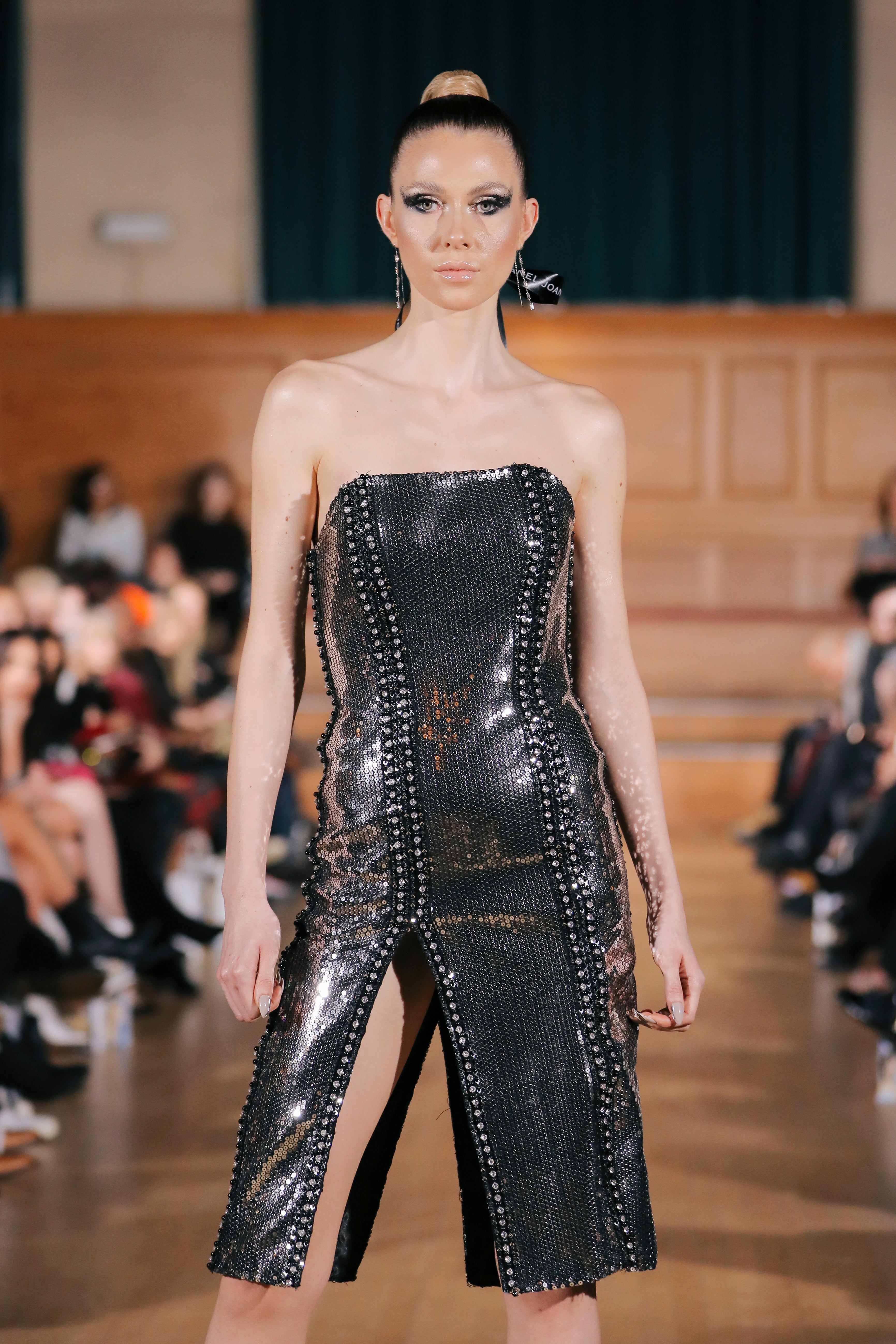 HAND EMBELLISHED FITTED DRESS