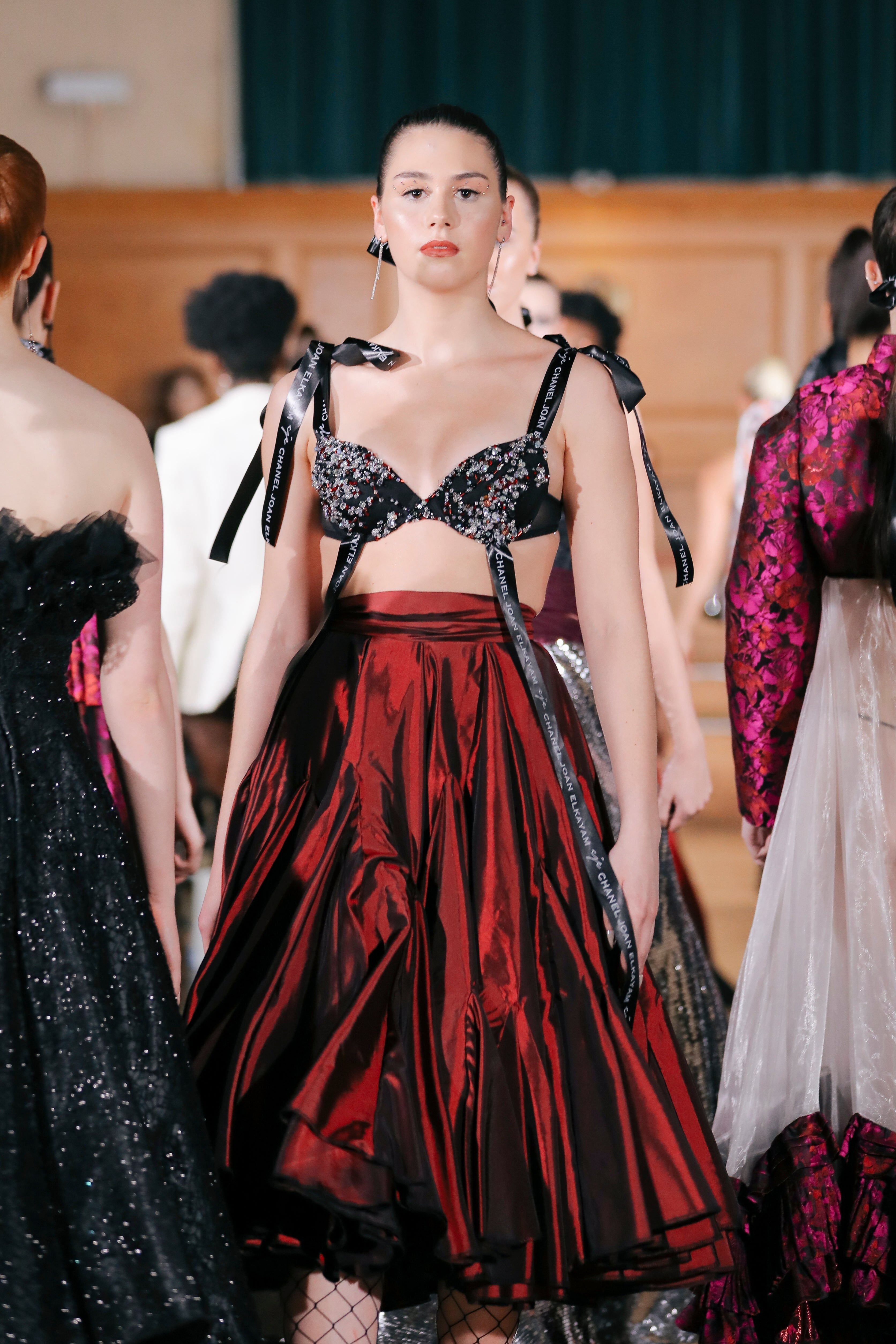 CRYSTAL EMBELLISHED BRA