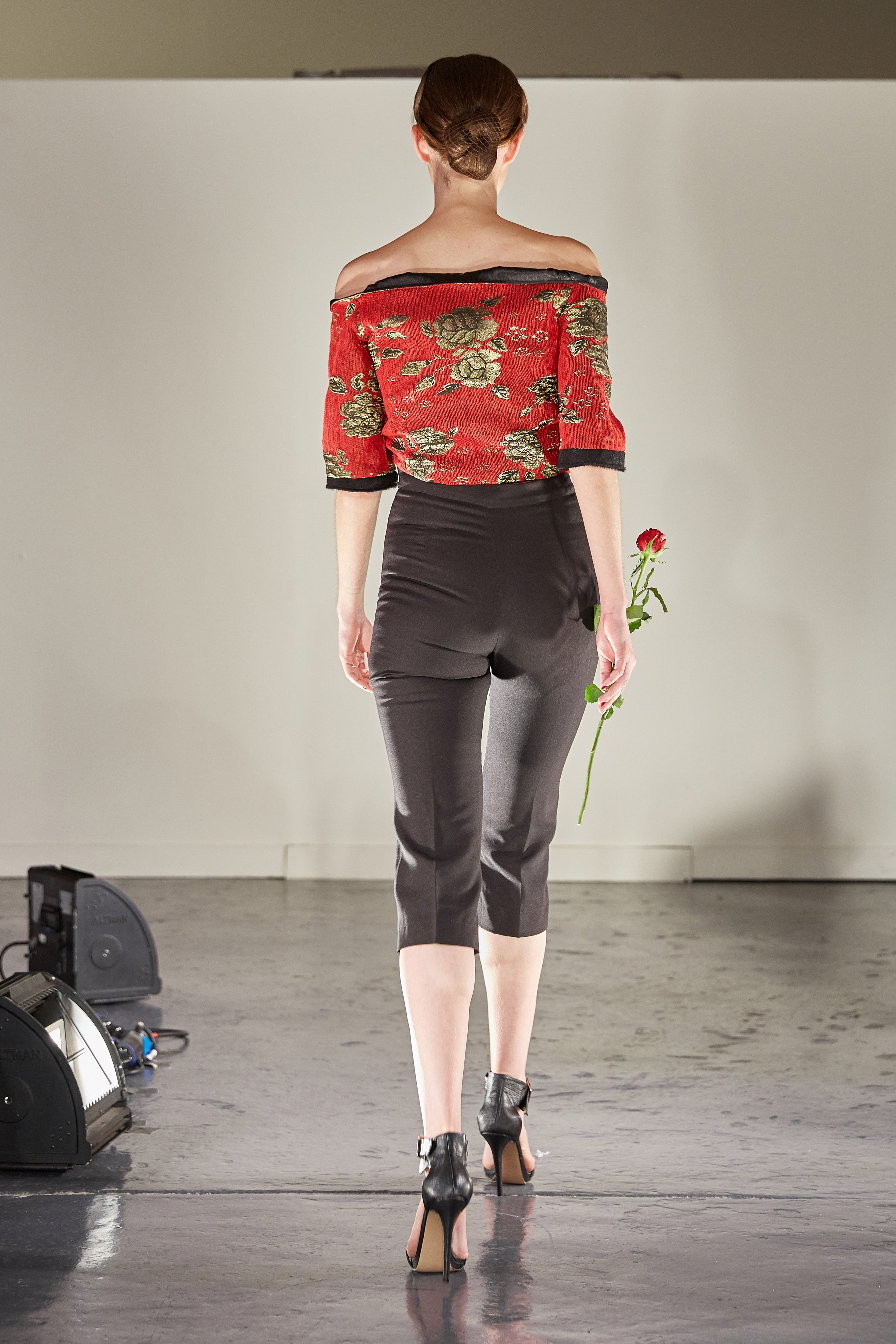 JACQUARD BARDOT JACKET