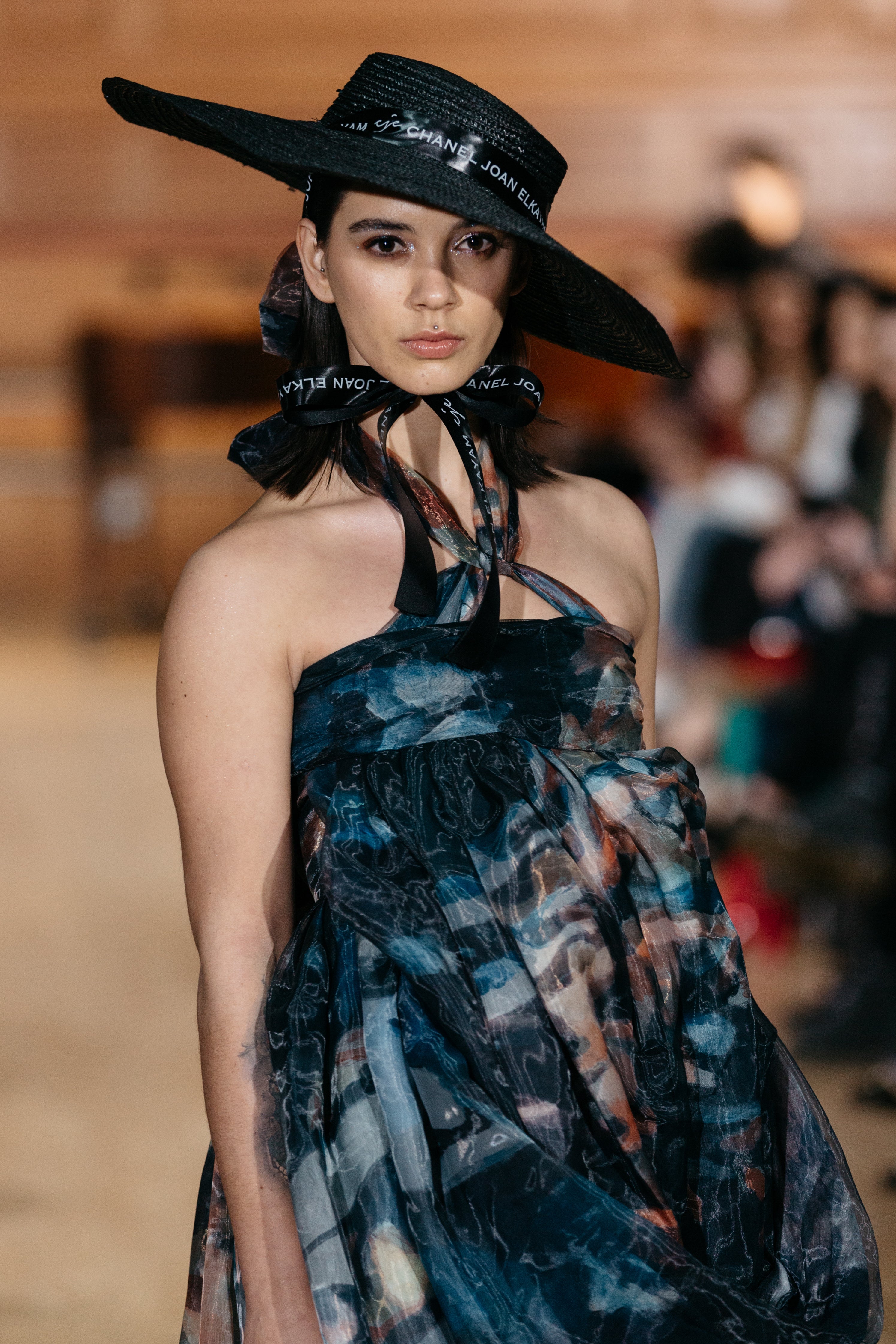 LIMITED EDITION PRINTED DRAPED DRESS/SKIRT