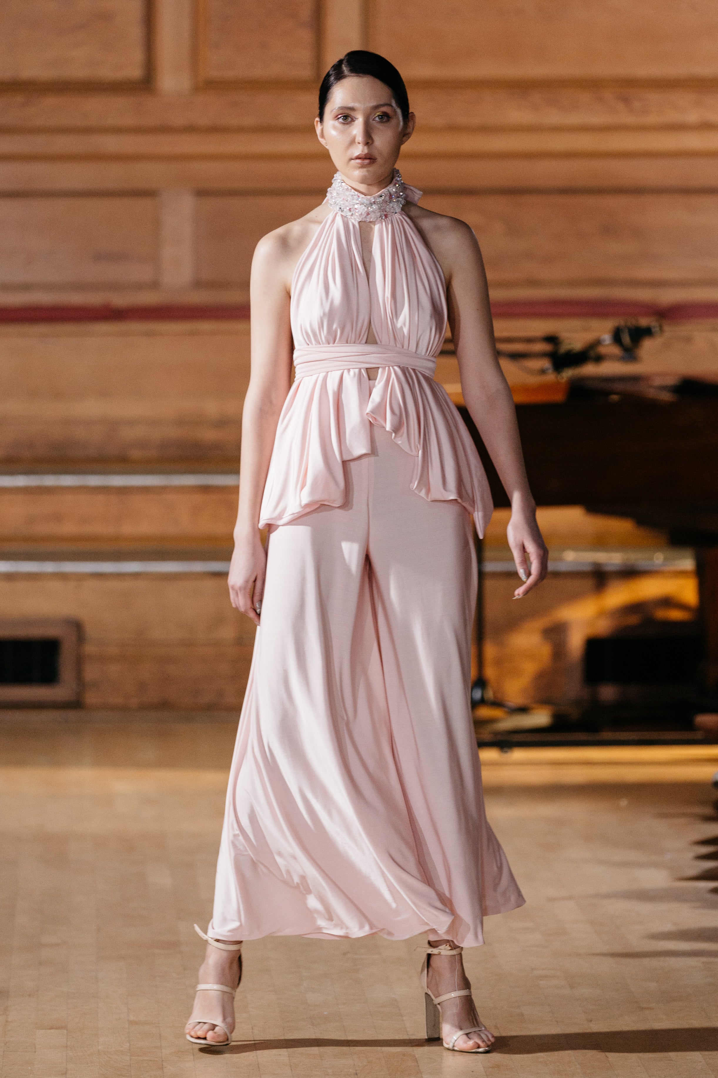 BABY PINK PALAZZO TROUSER