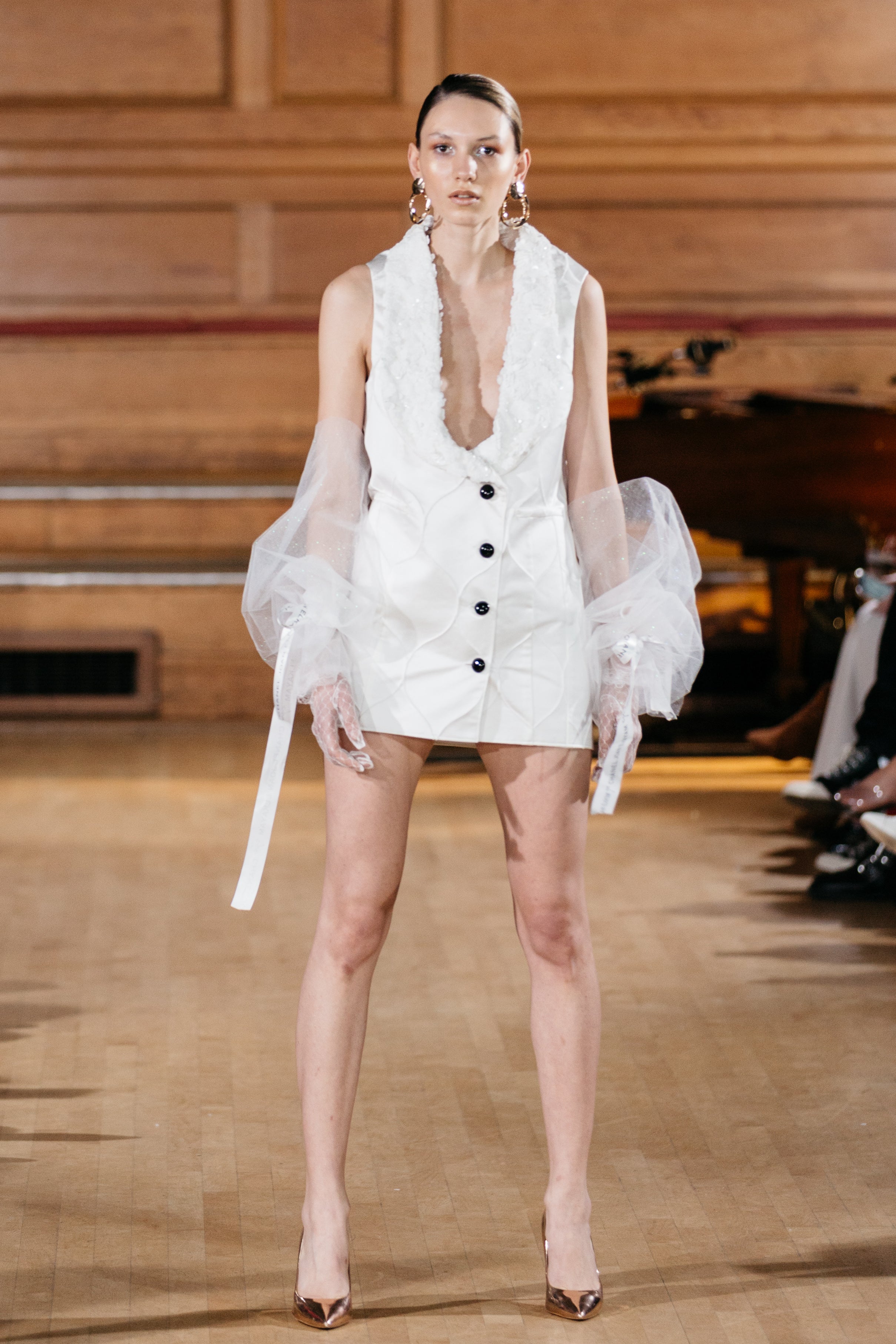 EMBELLISHED WAISTCOAT DRESS