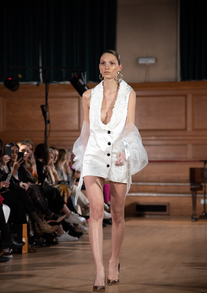 EMBELLISHED WAISTCOAT DRESS