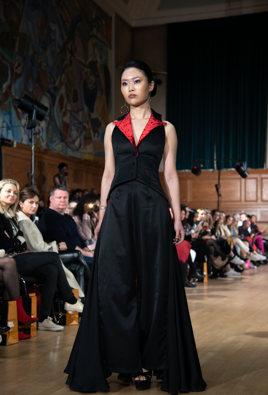 ORCHESTRA WAISTCOAT & ASYMMETRICAL GODET TROUSER