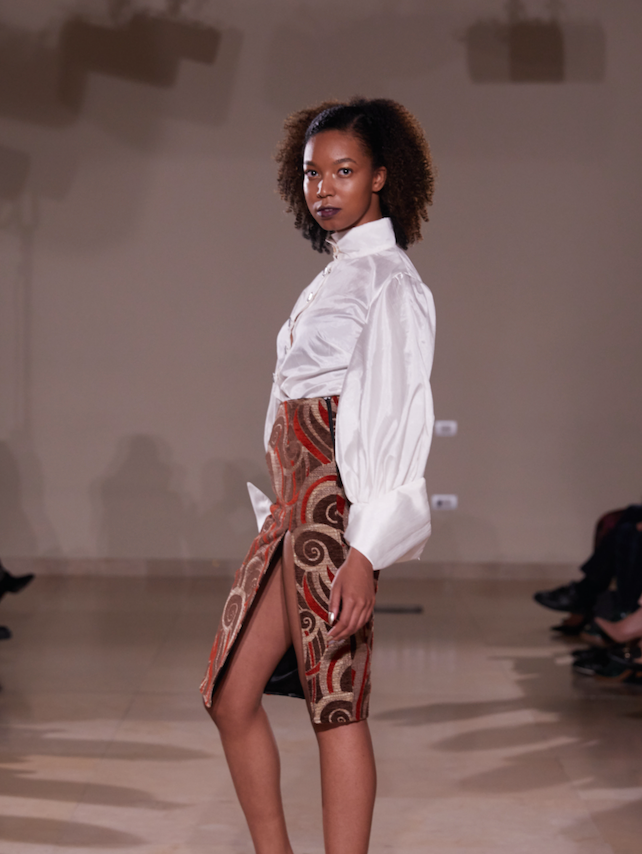 FOLD BACK CUFF BLOUSE