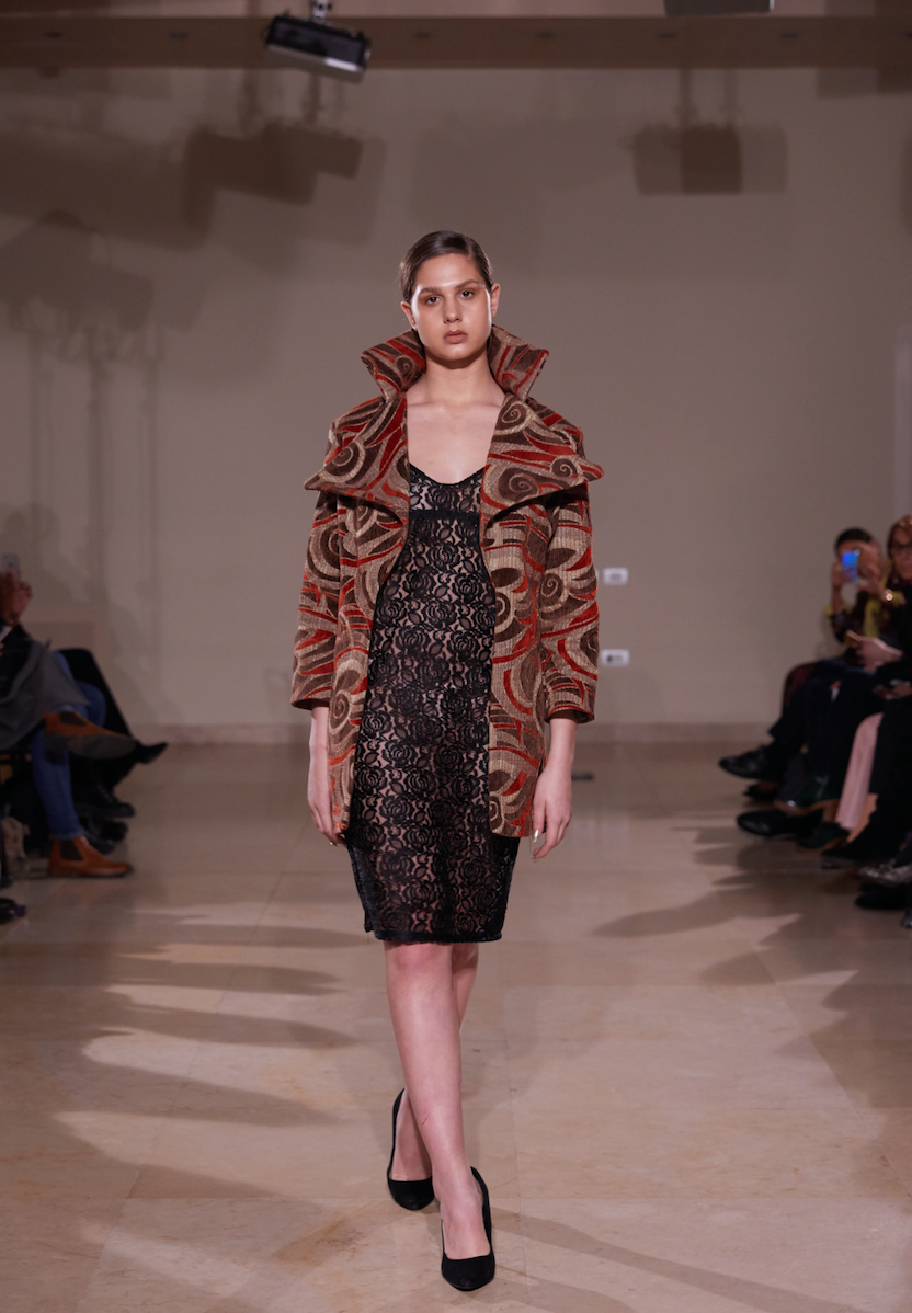 DROPPED LAPEL NONNA COAT