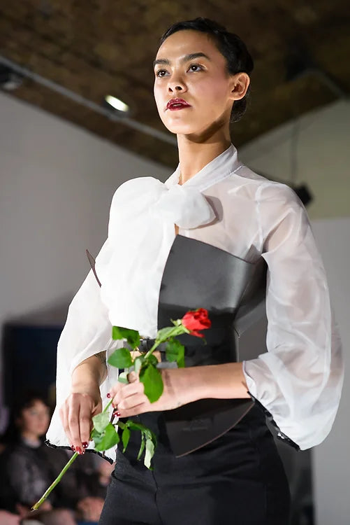 LEATHER SCULPTED CORSET