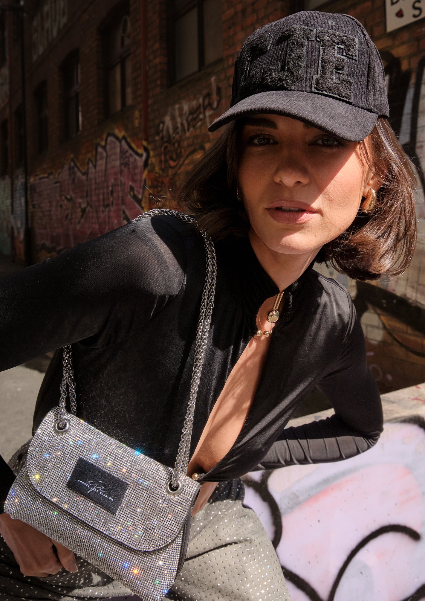 Crystal Embellished Bag