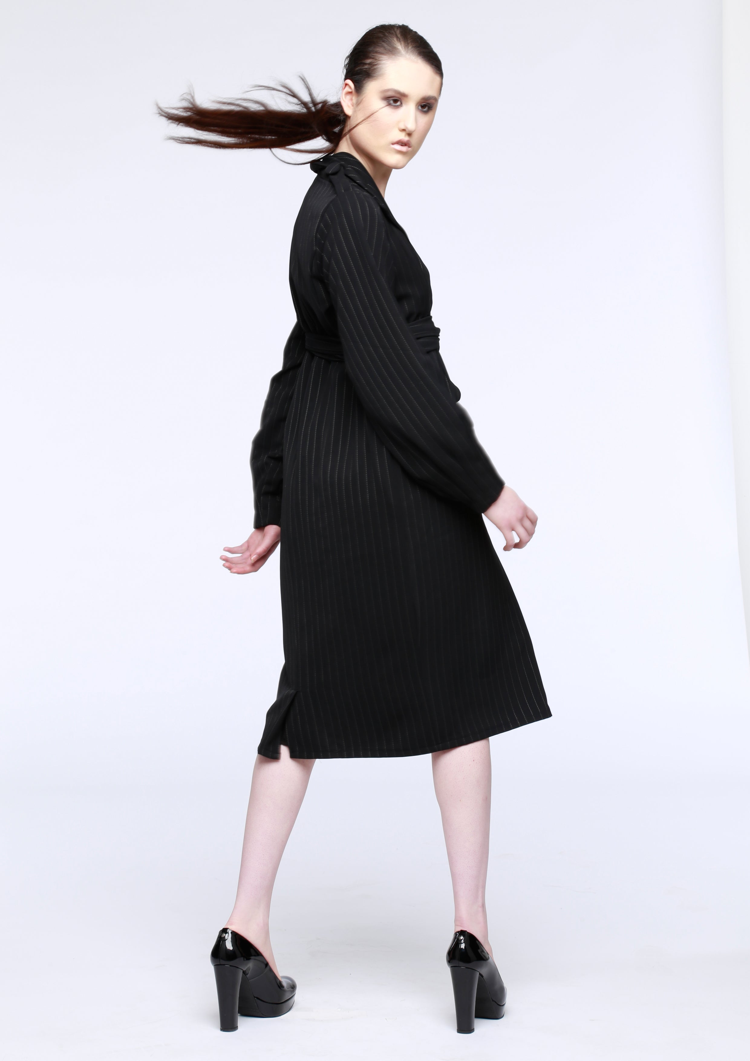 OPEN FRONT BUTTON UP DRESS