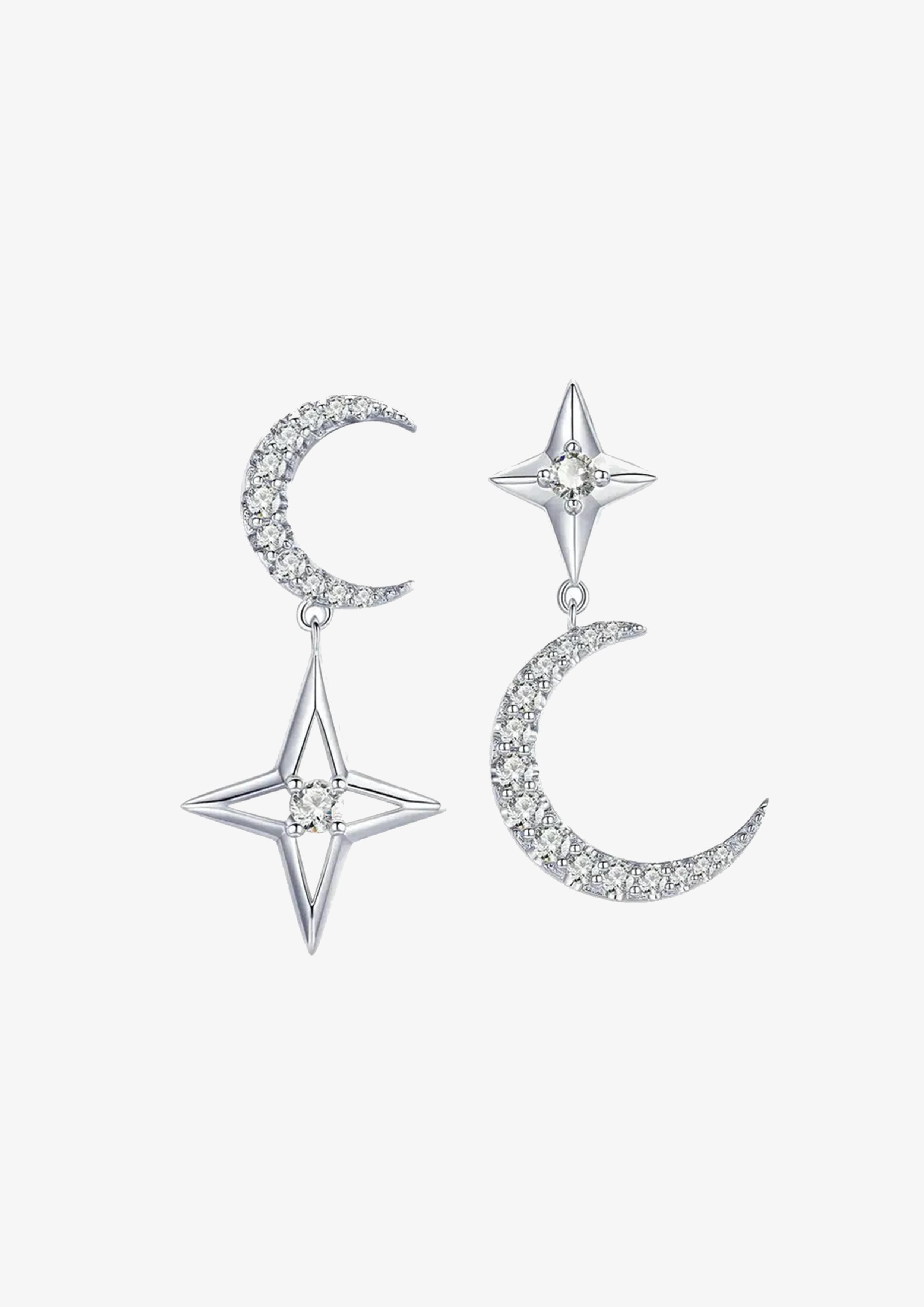 ANASTASIA STAR MOON EARRINGS