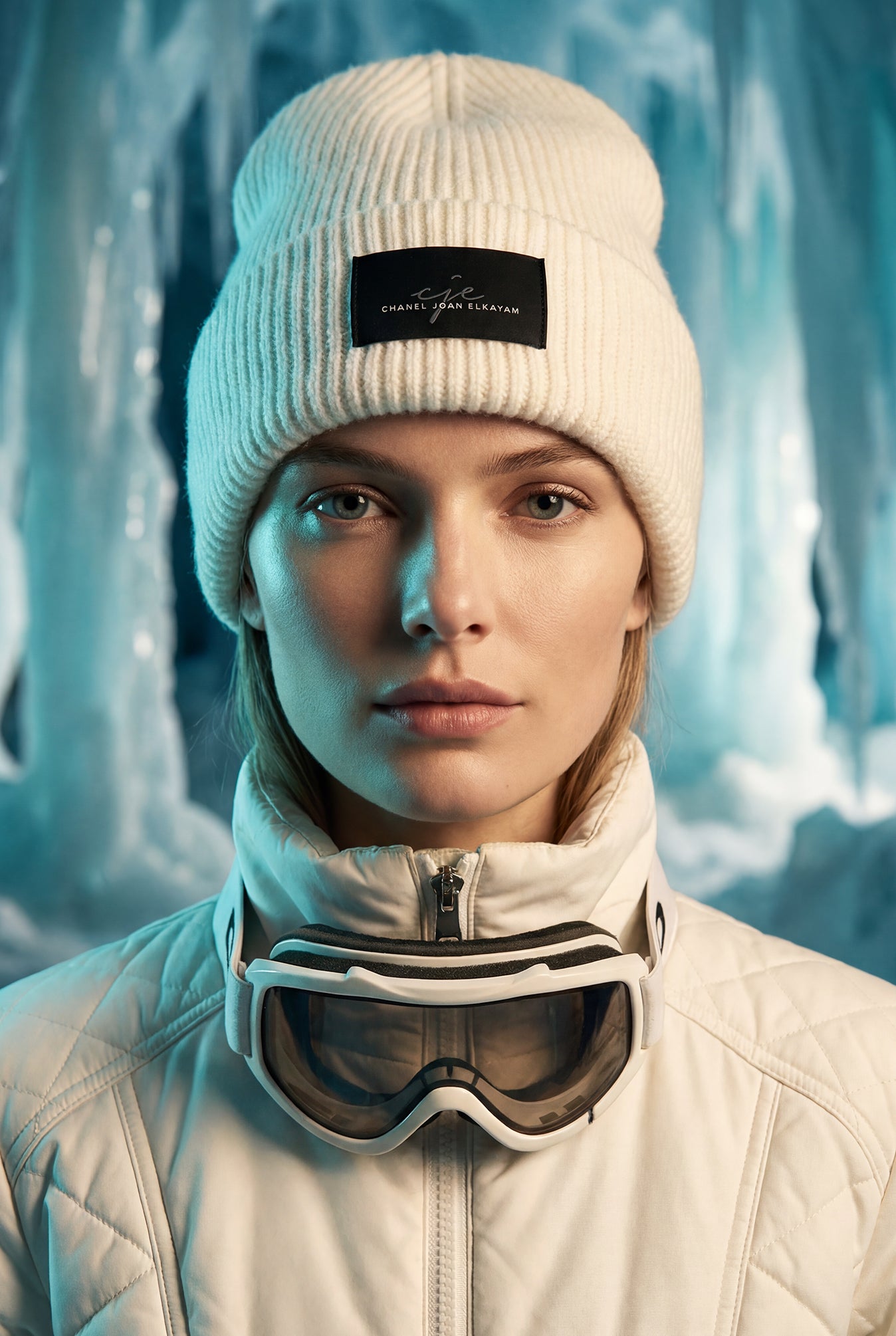 White Wool CJE Beanie