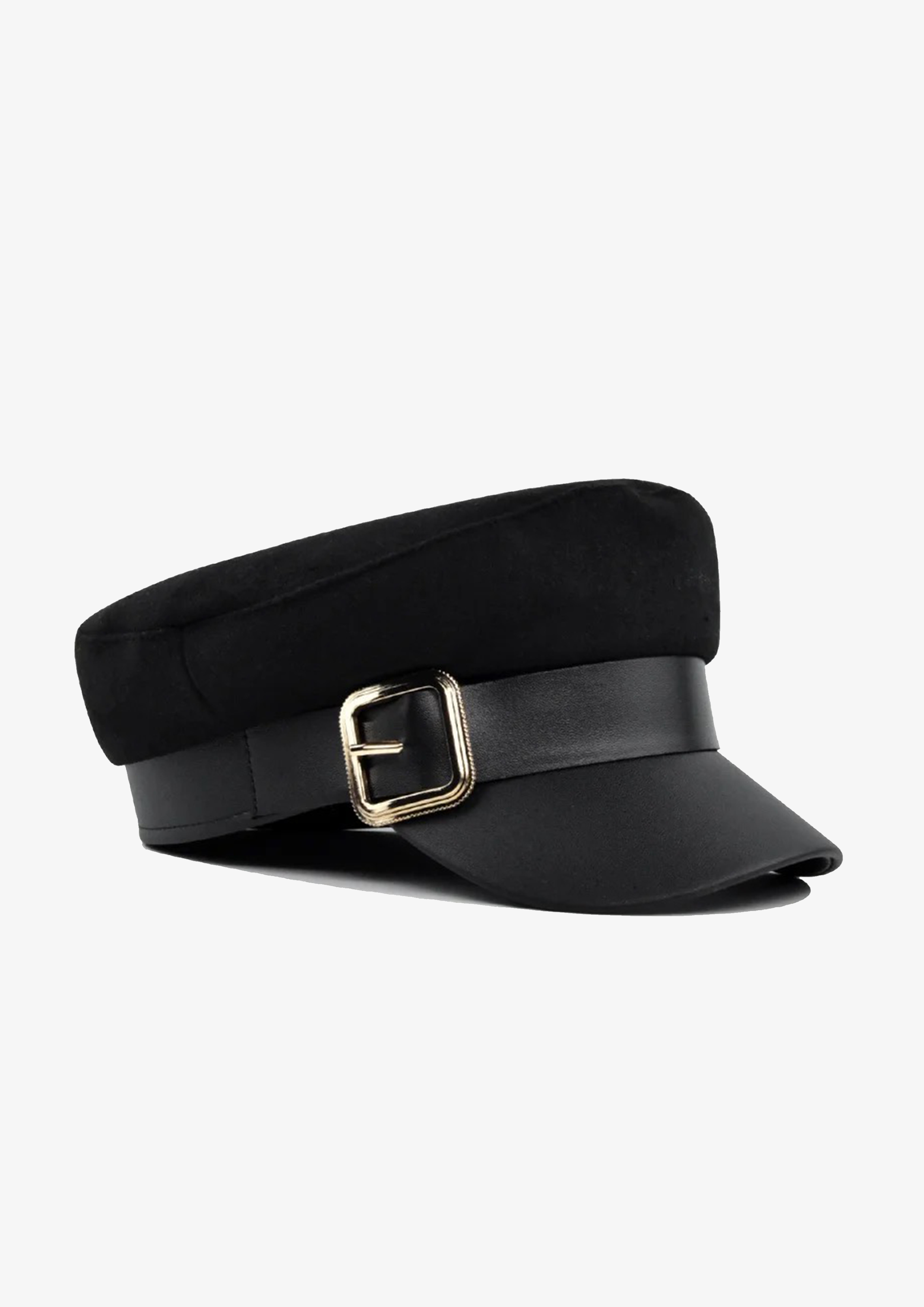 Buckled Baker Boy Hat