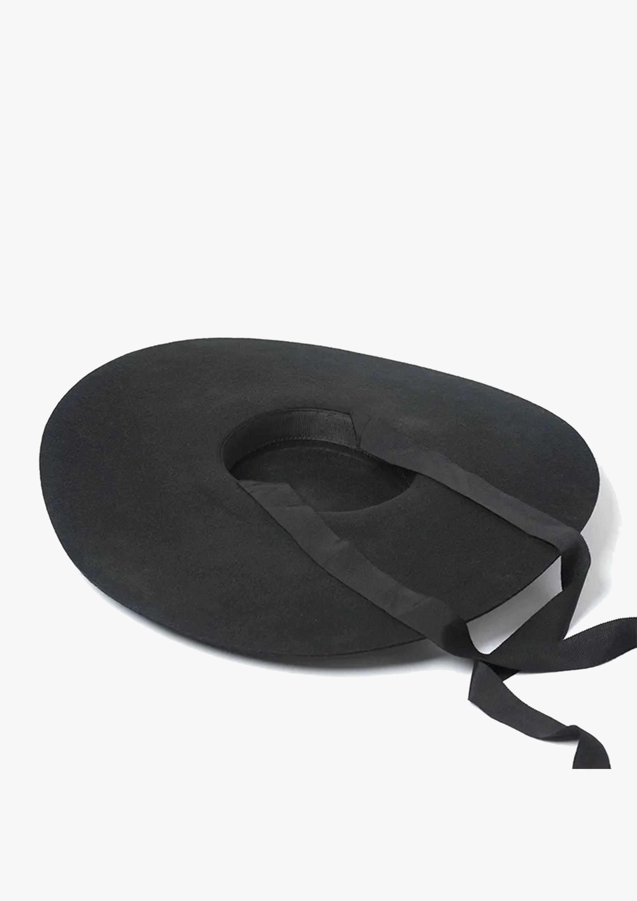 HANDMADE WIDE BRIM (15CM) WOOL HAT