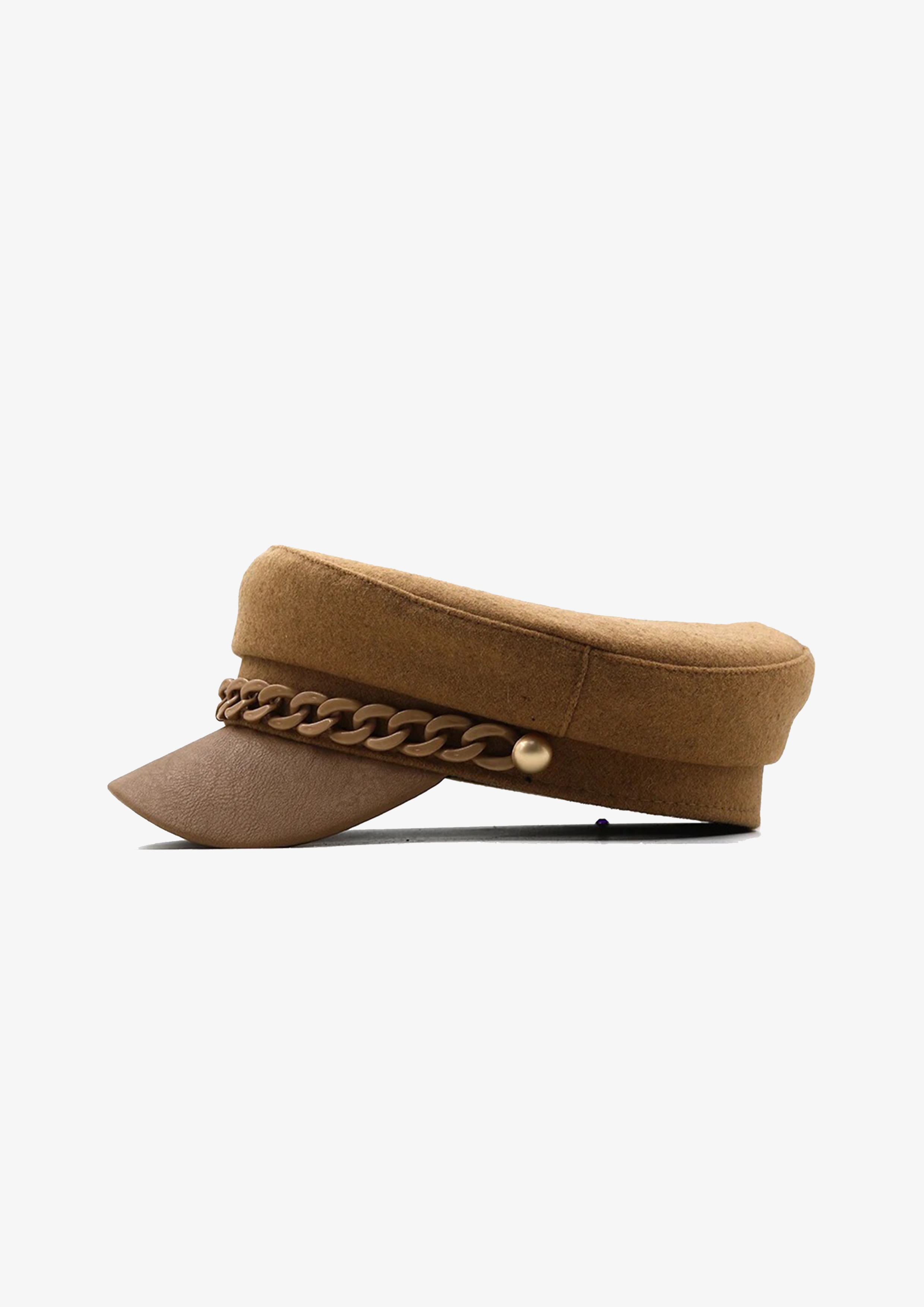 CAMEL CHAINED BAKER BOY HAT