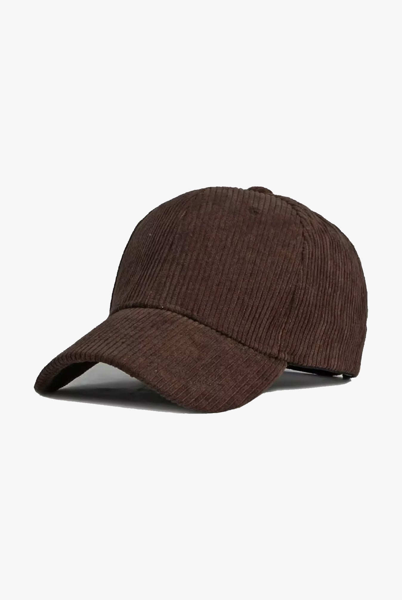 Dark Brown Corduroy Cap