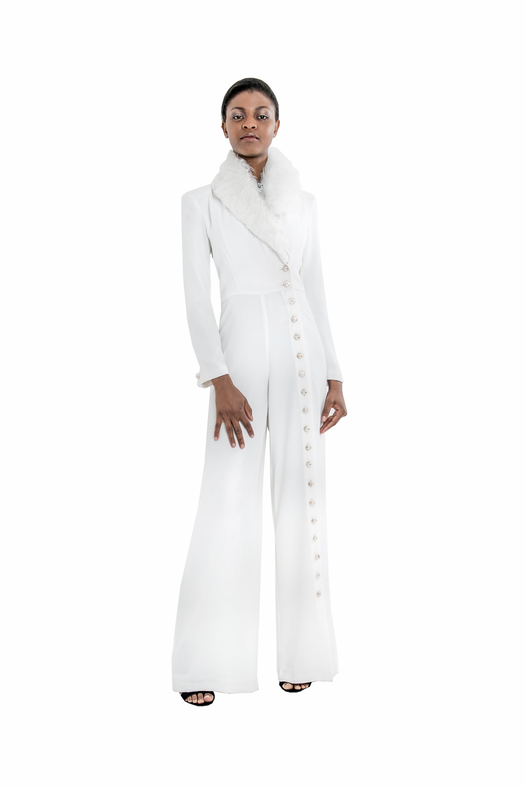 LONG SLEEVE WIDE LEG JUMPSUIT